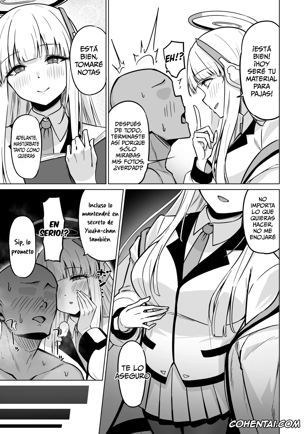 Blue Archive xxx, Noa Ushio xxx, Sensei xxx, Ushio Noa wa Kiroku suru Dake | Registros privados de Ushio Noa (Blue Archive), pagina 4