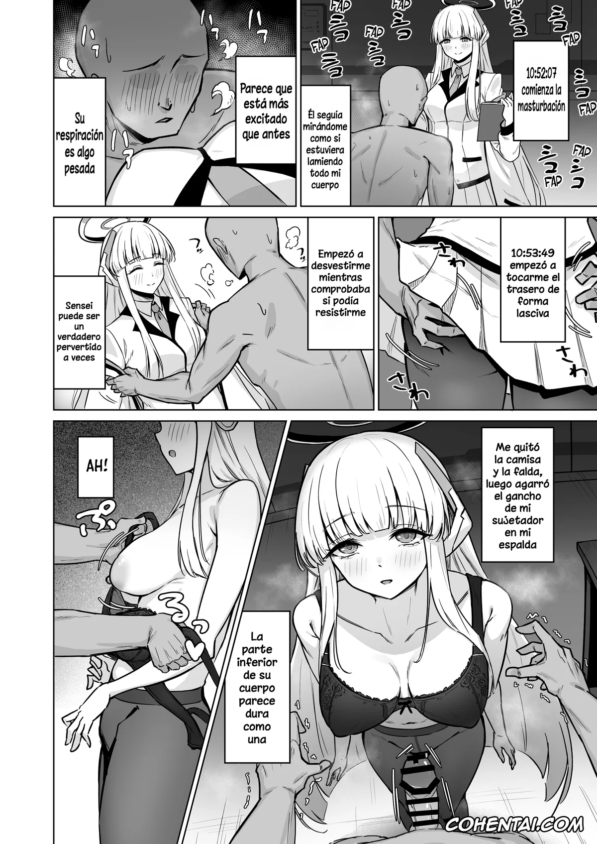 Blue Archive porno, Noa Ushio porno, Sensei porno, Ushio Noa wa Kiroku suru Dake | Registros privados de Ushio Noa (Blue Archive), pagina 5