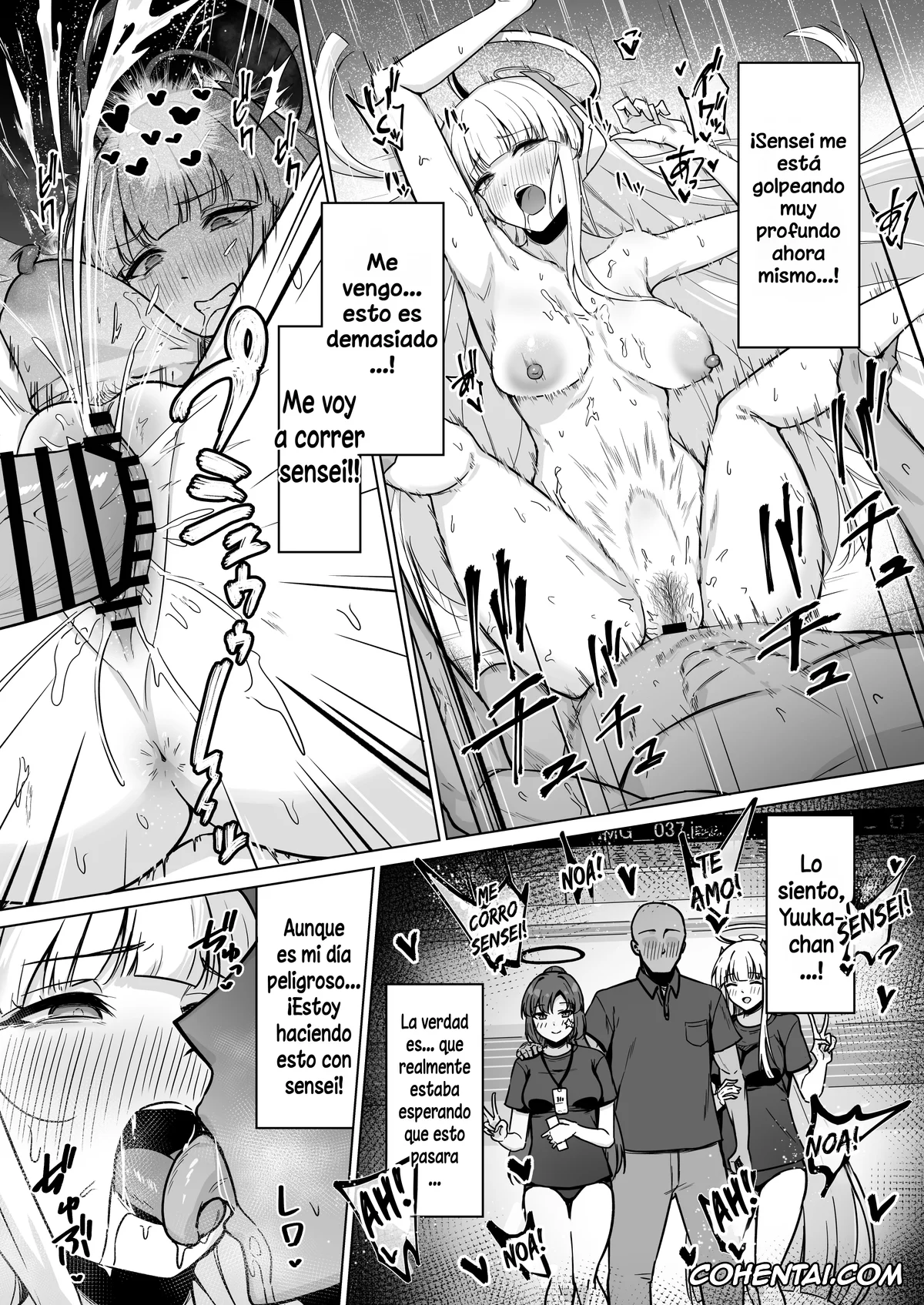 Blue Archive porno, Noa Ushio porno, Sensei porno, Ushio Noa wa Kiroku suru Dake | Registros privados de Ushio Noa (Blue Archive), pagina 17