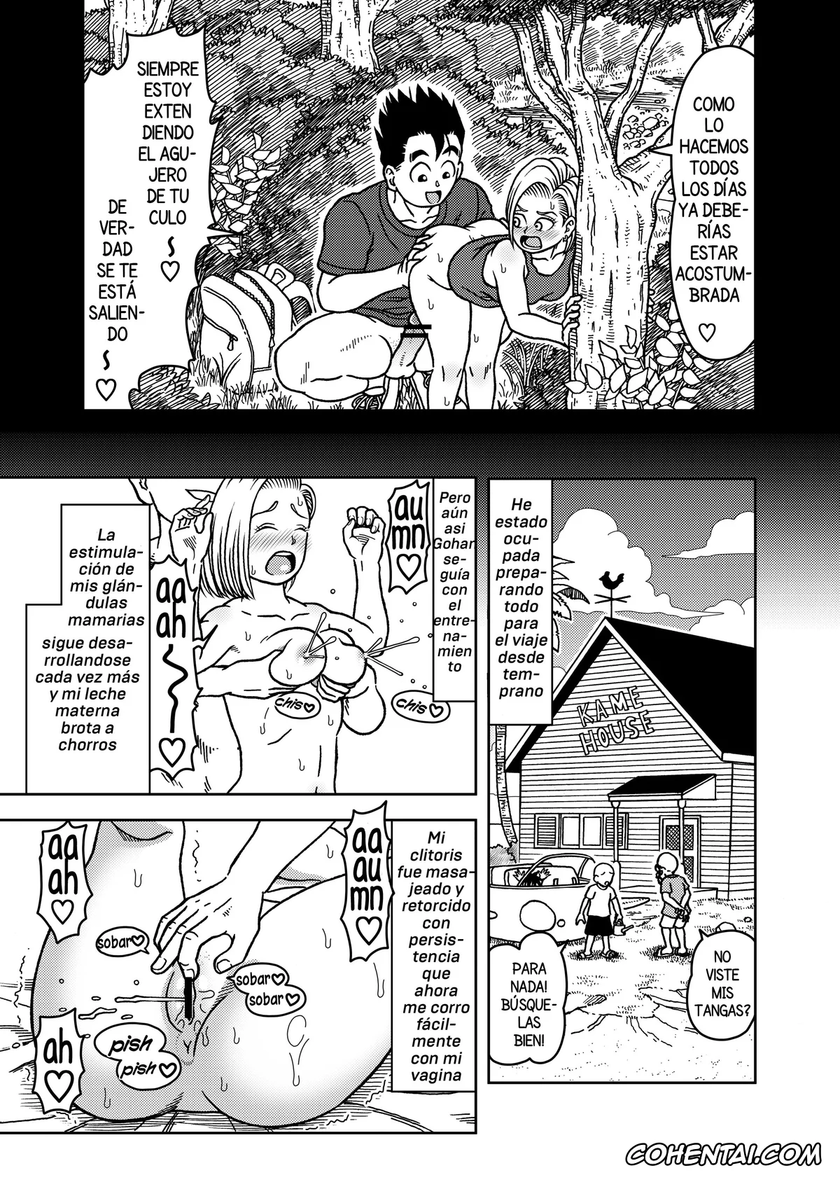 Dragon Ball Z porno, Android 18 porno, Son Gohan porno, 18-gou NTR Nakadashi on Parade 7 (Dragon Ball Z), pagina 5