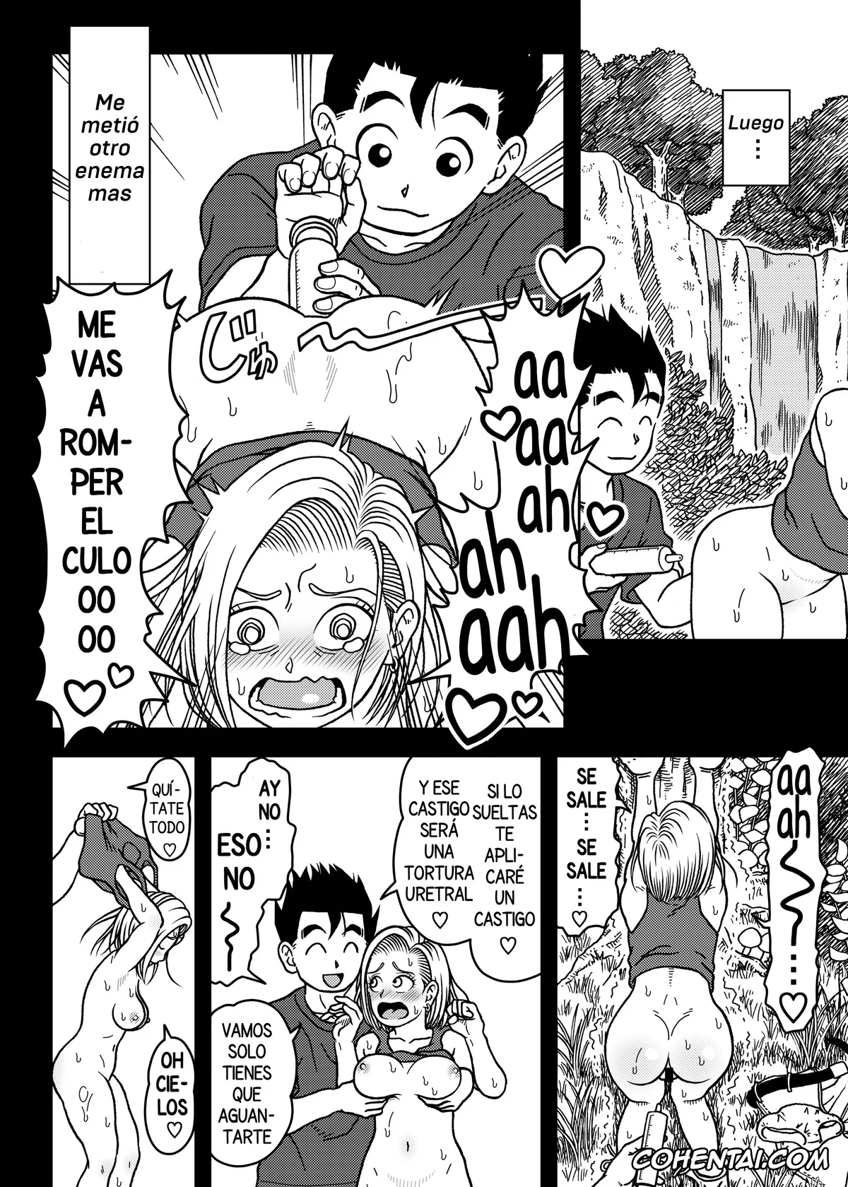 Dragon Ball Z xxx, Android 18 xxx, Son Gohan xxx, 18-gou NTR Nakadashi on Parade 7 (Dragon Ball Z), pagina 10