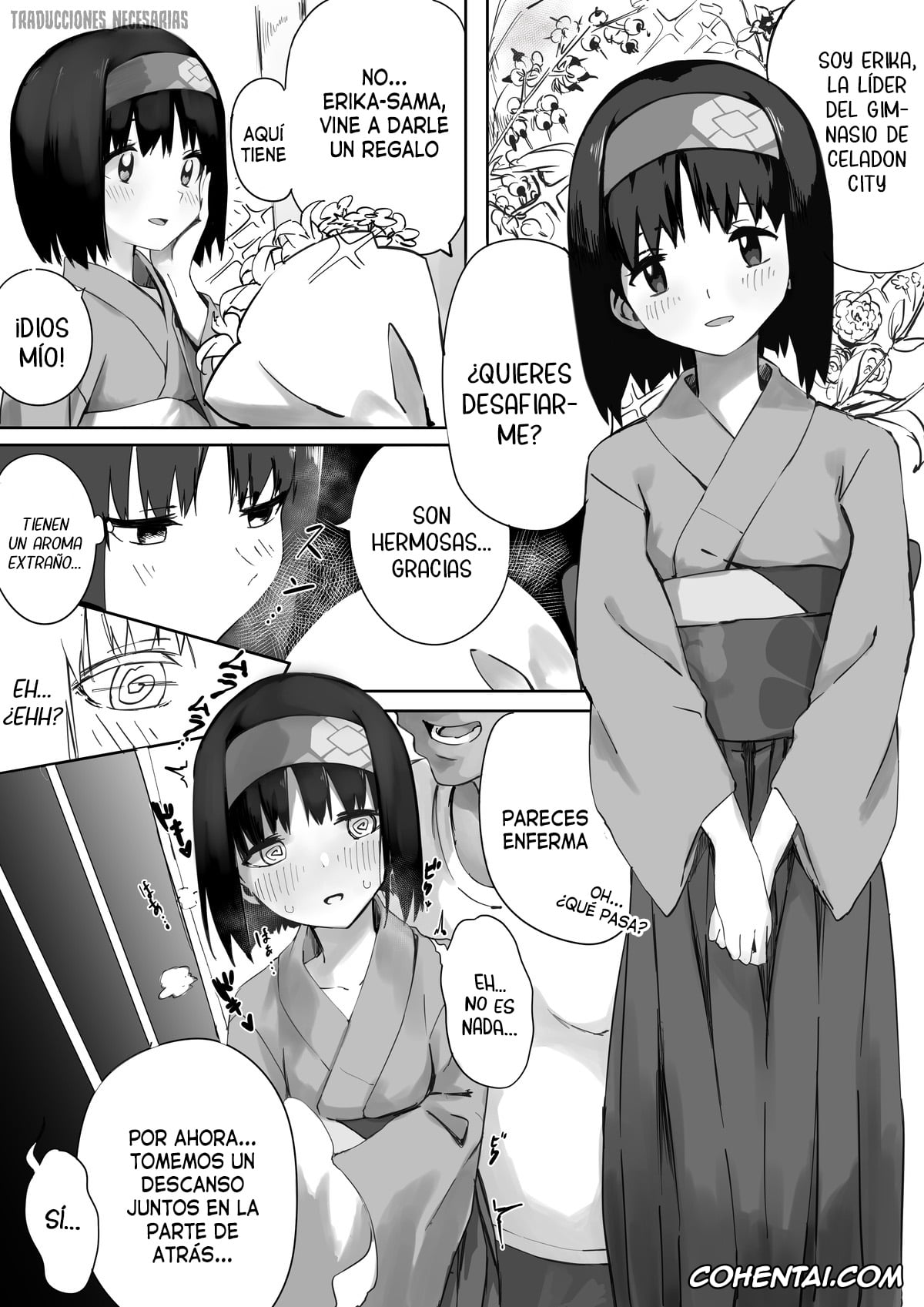Pokemon | Pocket Monsters xxx, Erika xxx, Erika-sama Manga (Pokémon), pagina 1