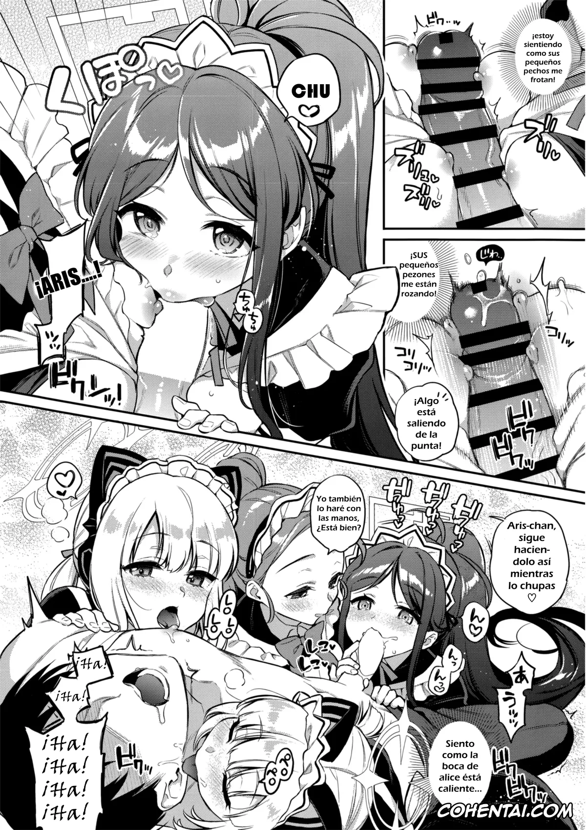 Blue Archive xxx, Sensei Kouryaku Game Maid Harem Hen | Estrategia para conquistar al sensei: El arco del harem de maids (Blue Archive), pagina 7