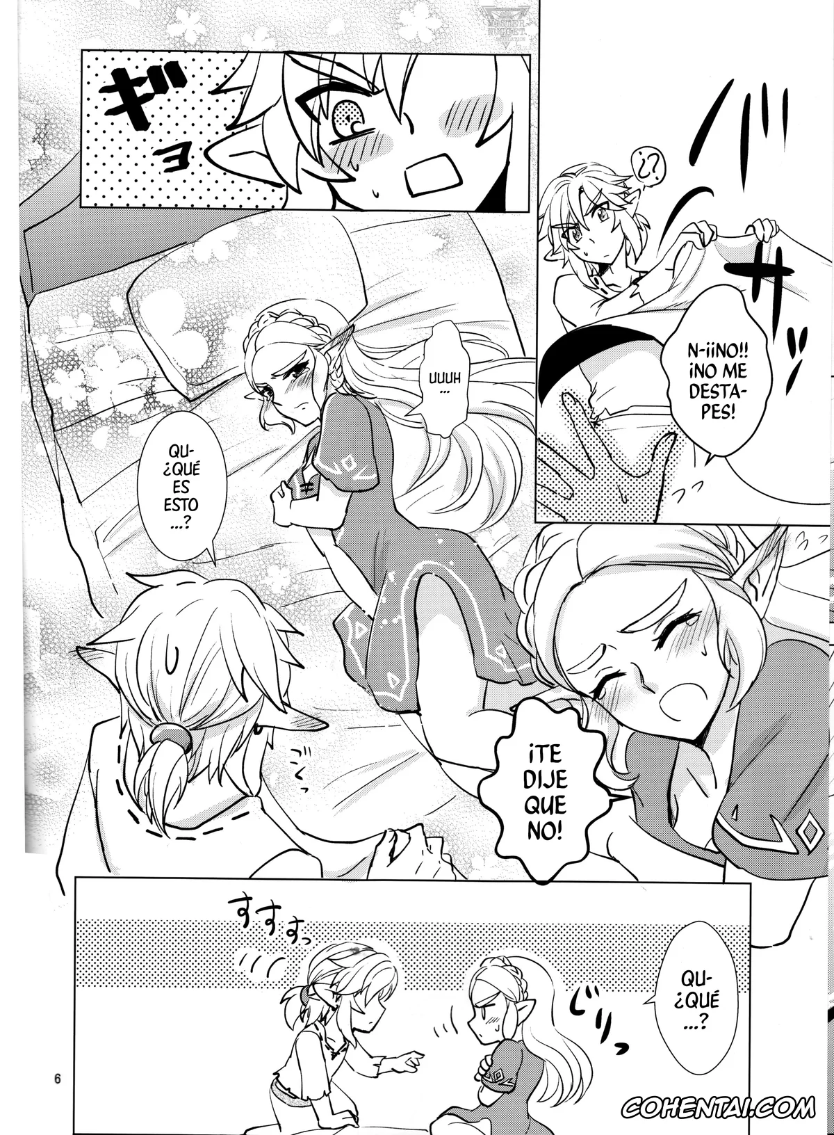 The Legend Of Zelda hentai, Link hentai, Princess Zelda hentai, Sweet Blue (The Legend of Zelda: Breath of the Wild), pagina 6