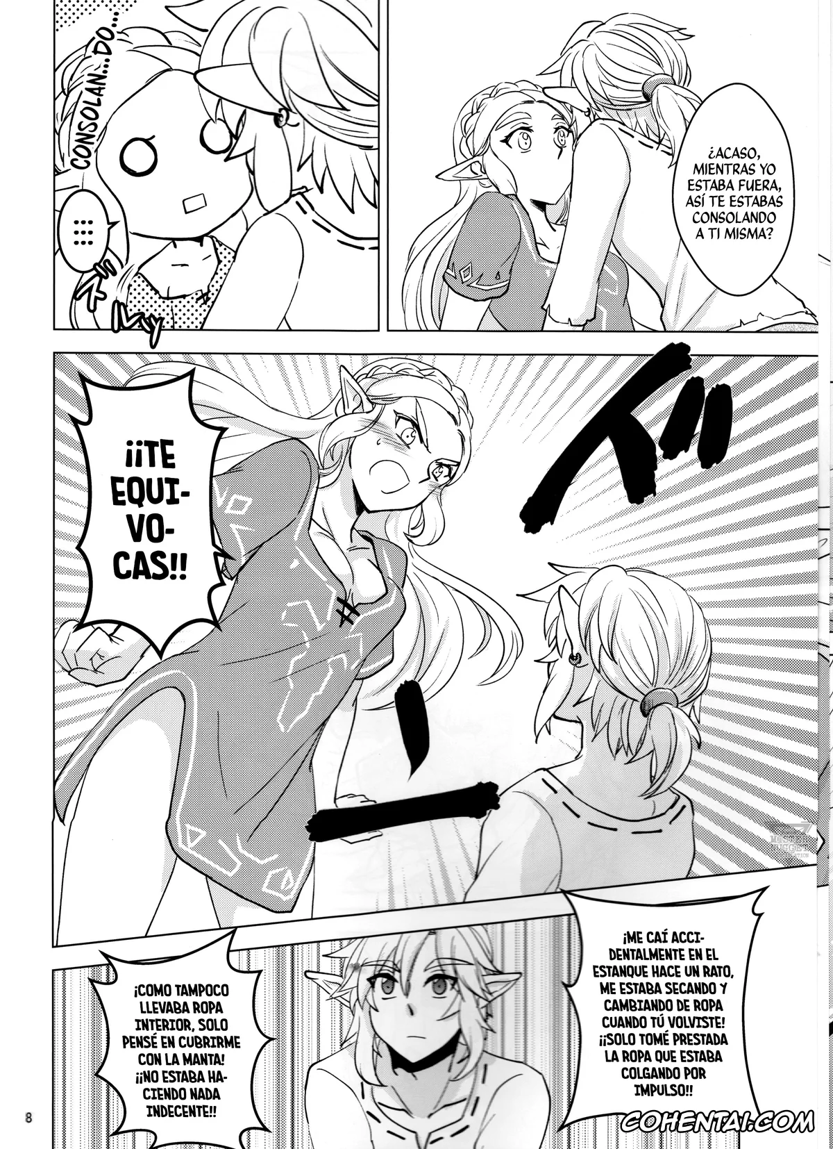 The Legend Of Zelda porno, Link porno, Princess Zelda porno, Sweet Blue (The Legend of Zelda: Breath of the Wild), pagina 8