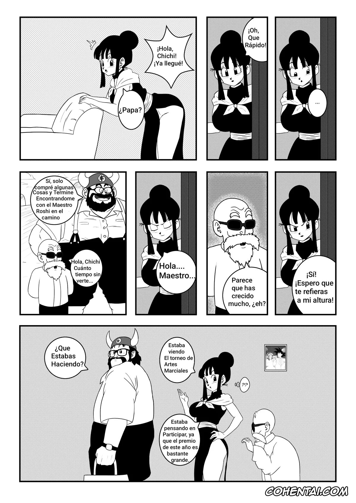 Dragon Ball xxx, Dragon Ball Z xxx, Chi Chi xxx, Master Roshi xxx, chi-chi x master roshi the ultimate training (Dragon Ball Z), pagina 4