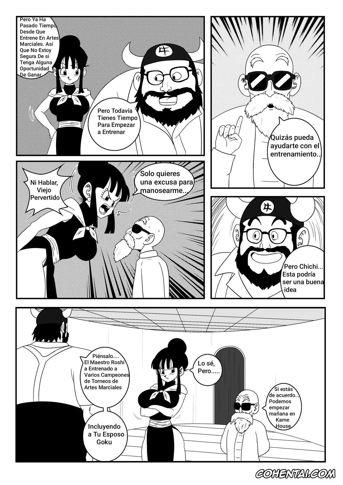 Dragon Ball porno, Dragon Ball Z porno, Chi Chi porno, Master Roshi porno, chi-chi x master roshi the ultimate training (Dragon Ball Z), pagina 5