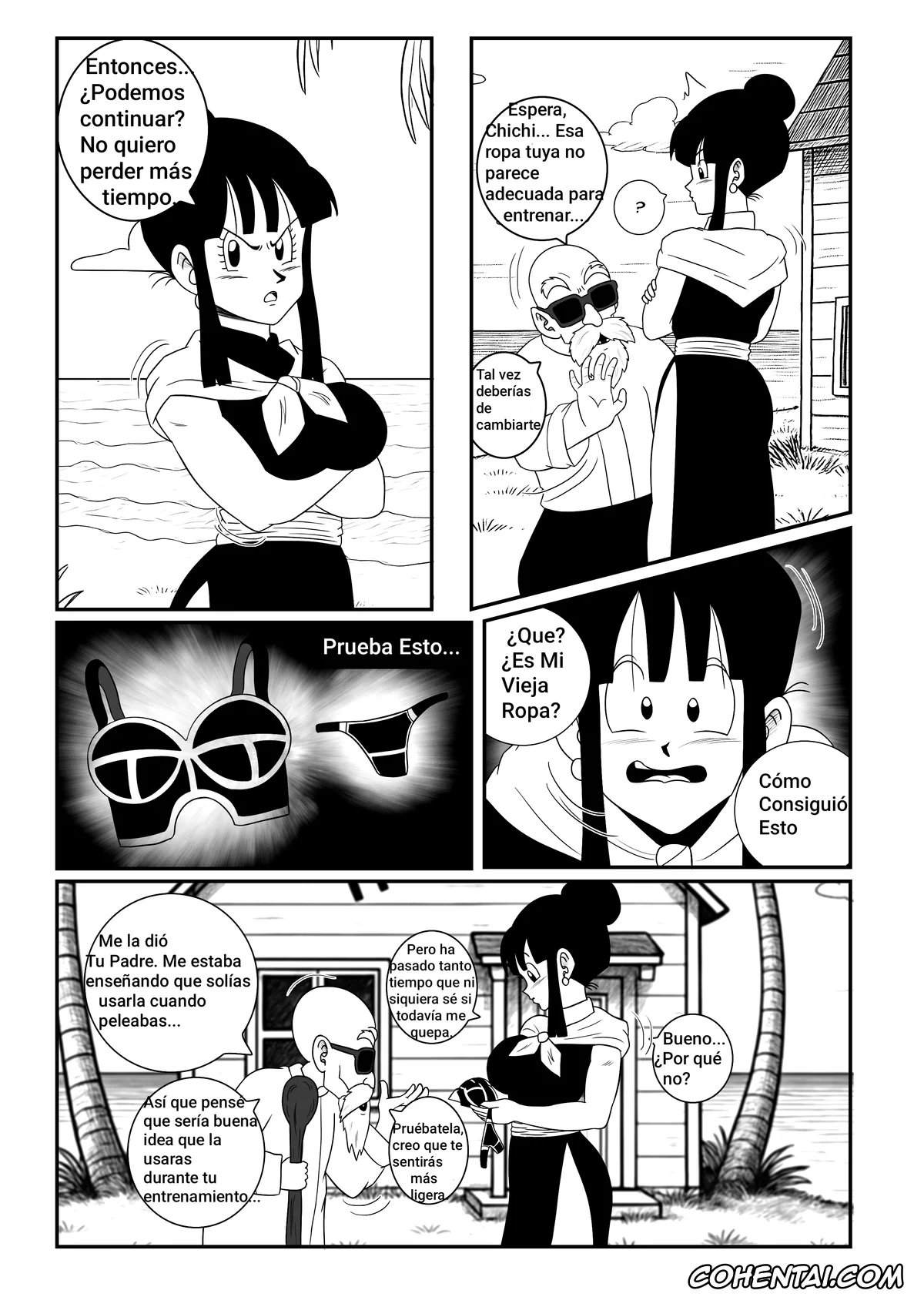 Dragon Ball porno, Dragon Ball Z porno, Chi Chi porno, Master Roshi porno, chi-chi x master roshi the ultimate training (Dragon Ball Z), pagina 8