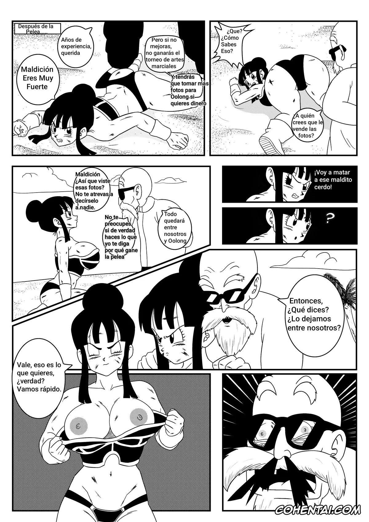 Dragon Ball porno, Dragon Ball Z porno, Chi Chi porno, Master Roshi porno, chi-chi x master roshi the ultimate training (Dragon Ball Z), pagina 14
