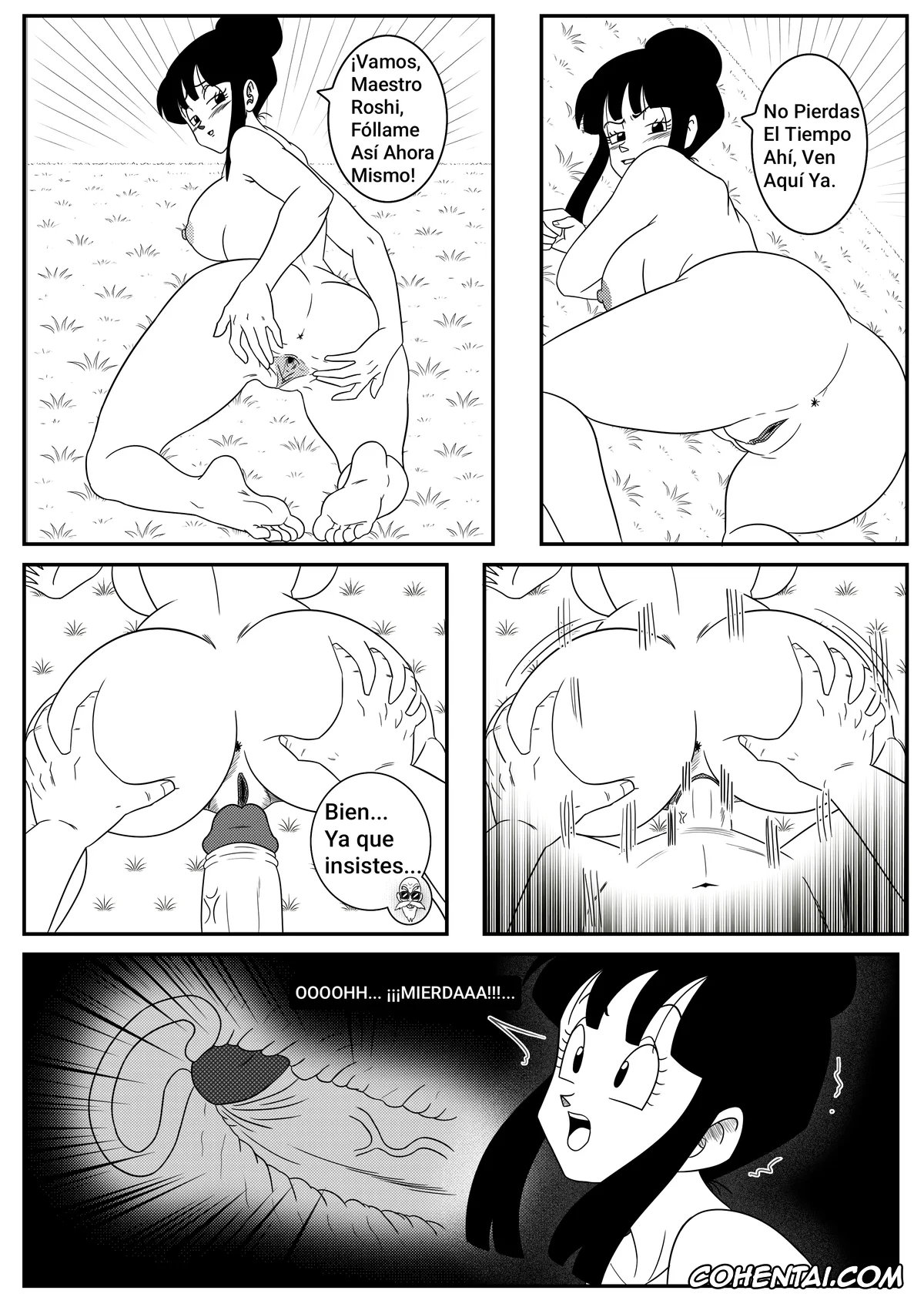 Dragon Ball hentai, Dragon Ball Z hentai, Chi Chi hentai, Master Roshi hentai, chi-chi x master roshi the ultimate training (Dragon Ball Z), pagina 30