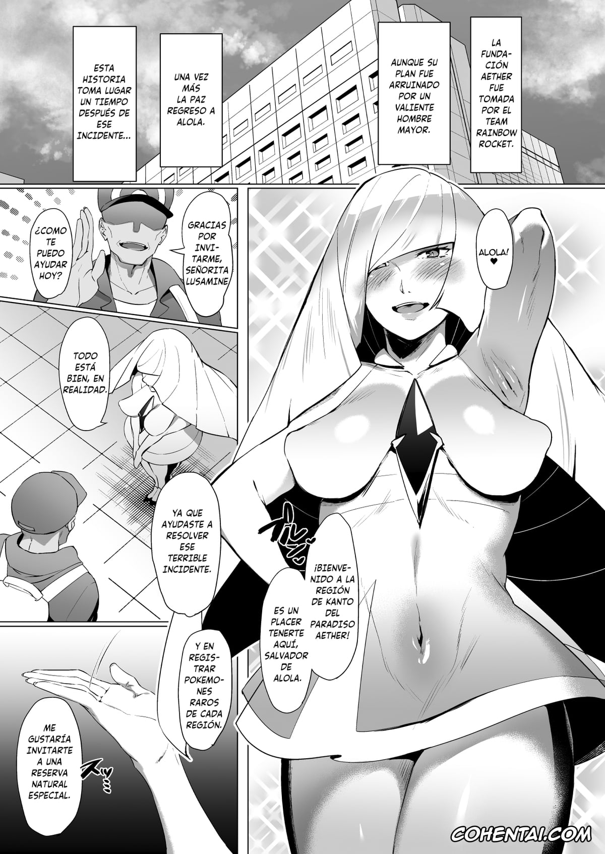 Pokemon | Pocket Monsters porno, Cheryl porno, Cynthia porno, Lusamine porno, Melony porno, Hatsujou Safari (Pokémon Sun and Moon), pagina 2