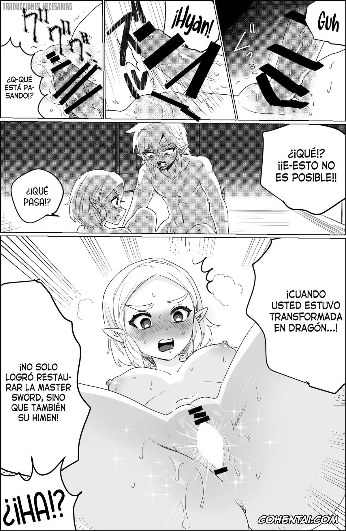 The Legend Of Zelda hentai, Link hentai, Princess Zelda hentai, Restaurando »Eso» (The Legend of Zelda), pagina 3