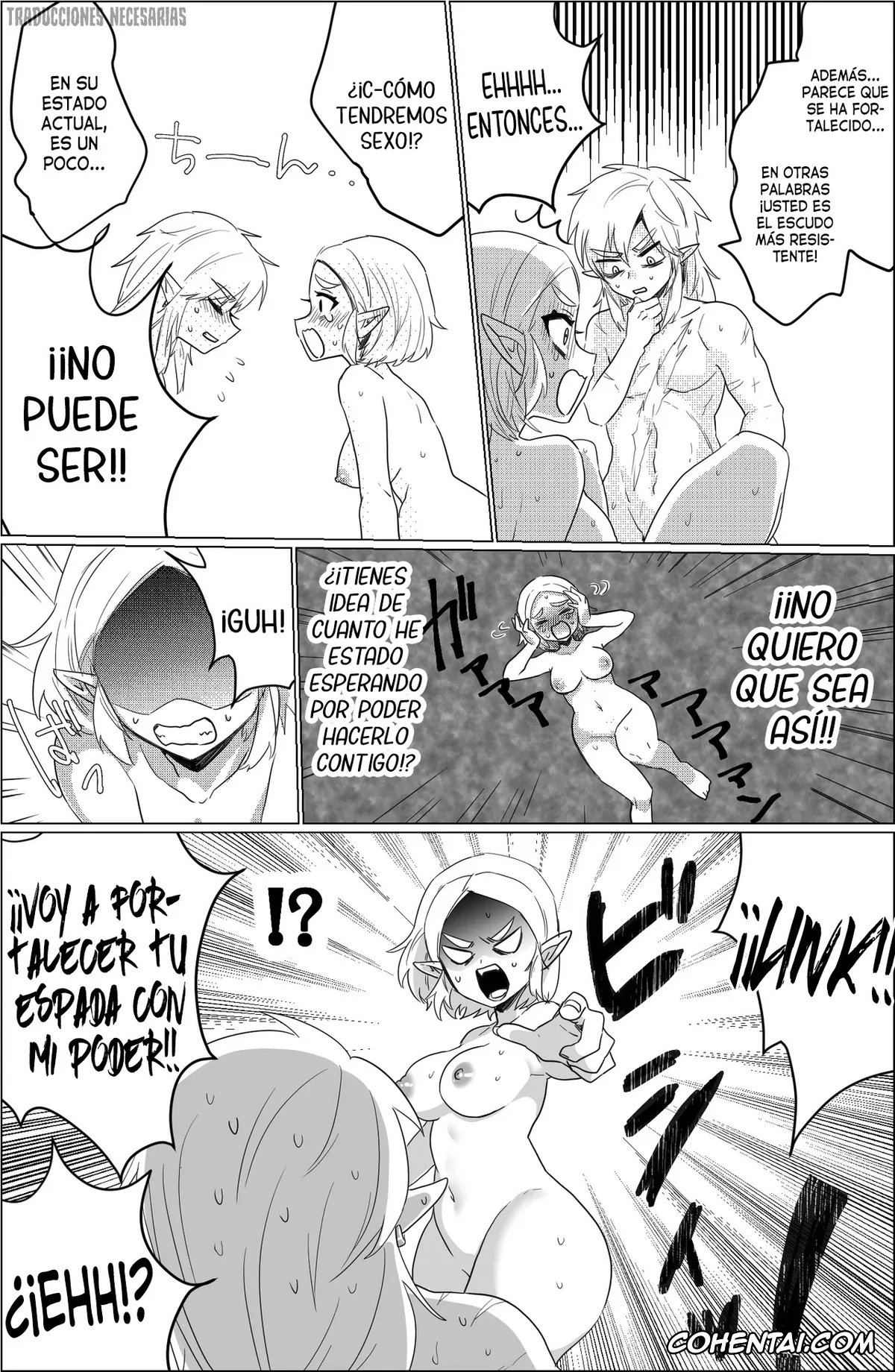 The Legend Of Zelda xxx, Link xxx, Princess Zelda xxx, Restaurando »Eso» (The Legend of Zelda), pagina 4