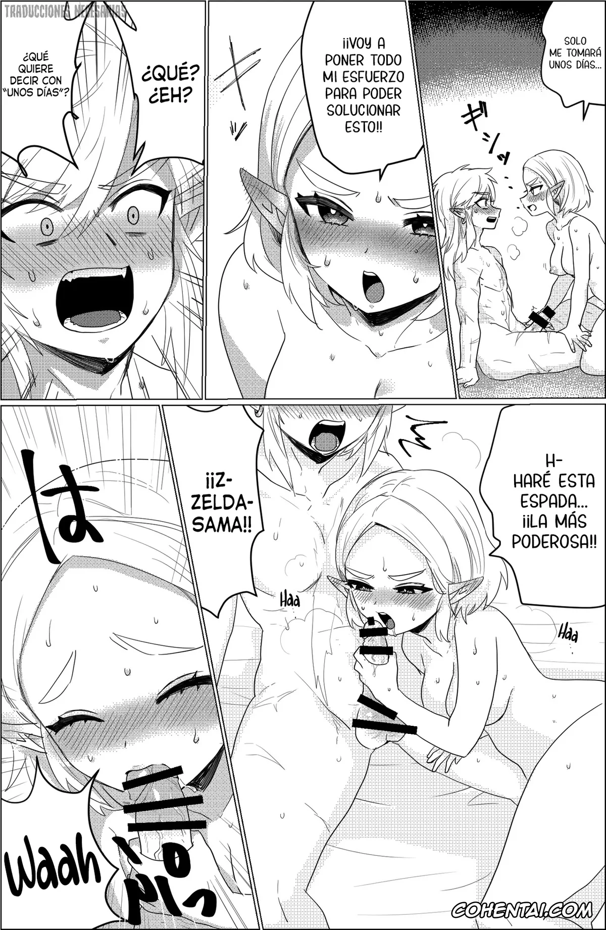 The Legend Of Zelda porno, Link porno, Princess Zelda porno, Restaurando »Eso» (The Legend of Zelda), pagina 5