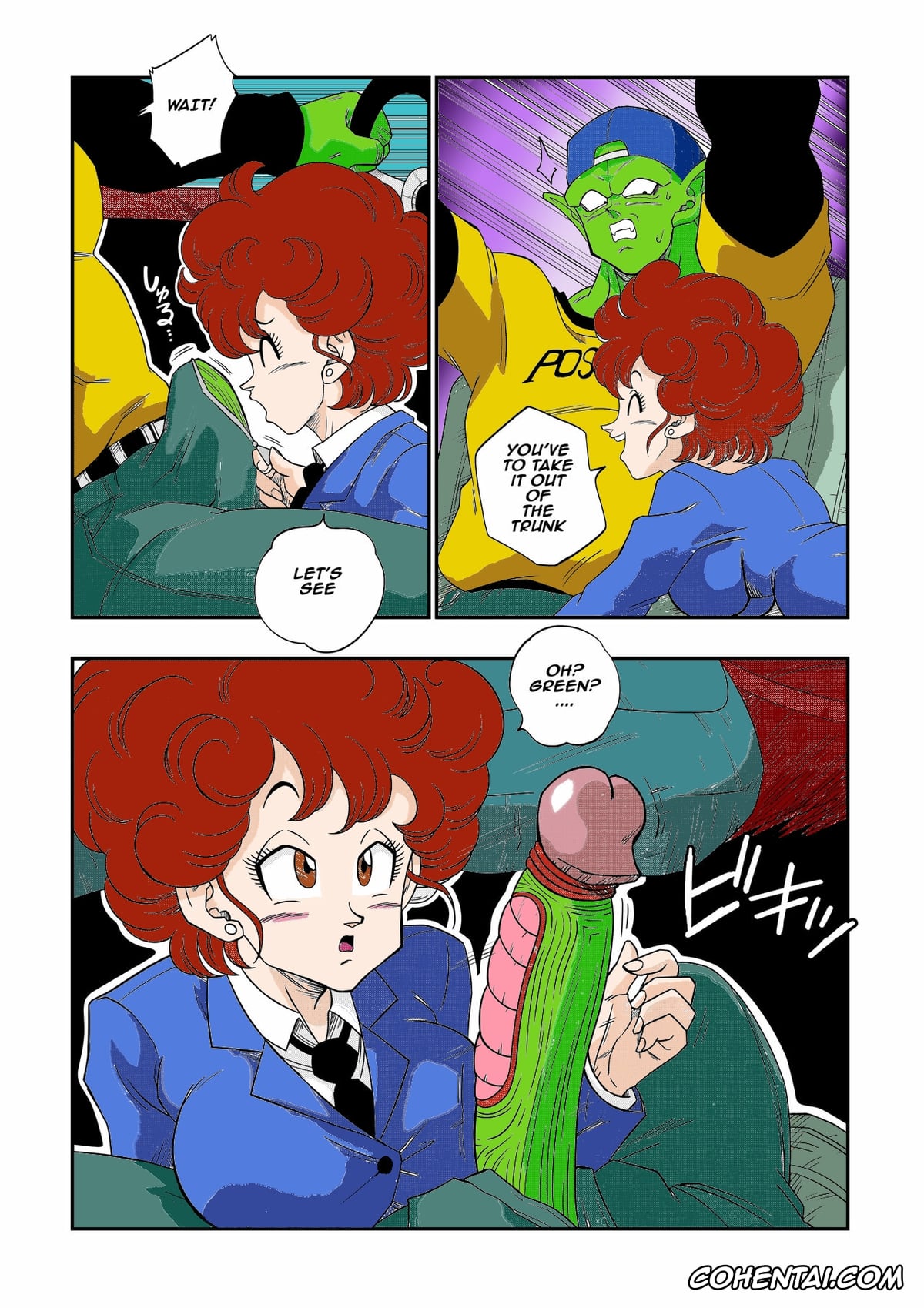 Dragon Ball hentai, Dragon Ball Z hentai, Cynthia hentai, Piccolo hentai, Son Goku hentai, Burning Road! Driver’s License (Dragon Ball), pagina 6