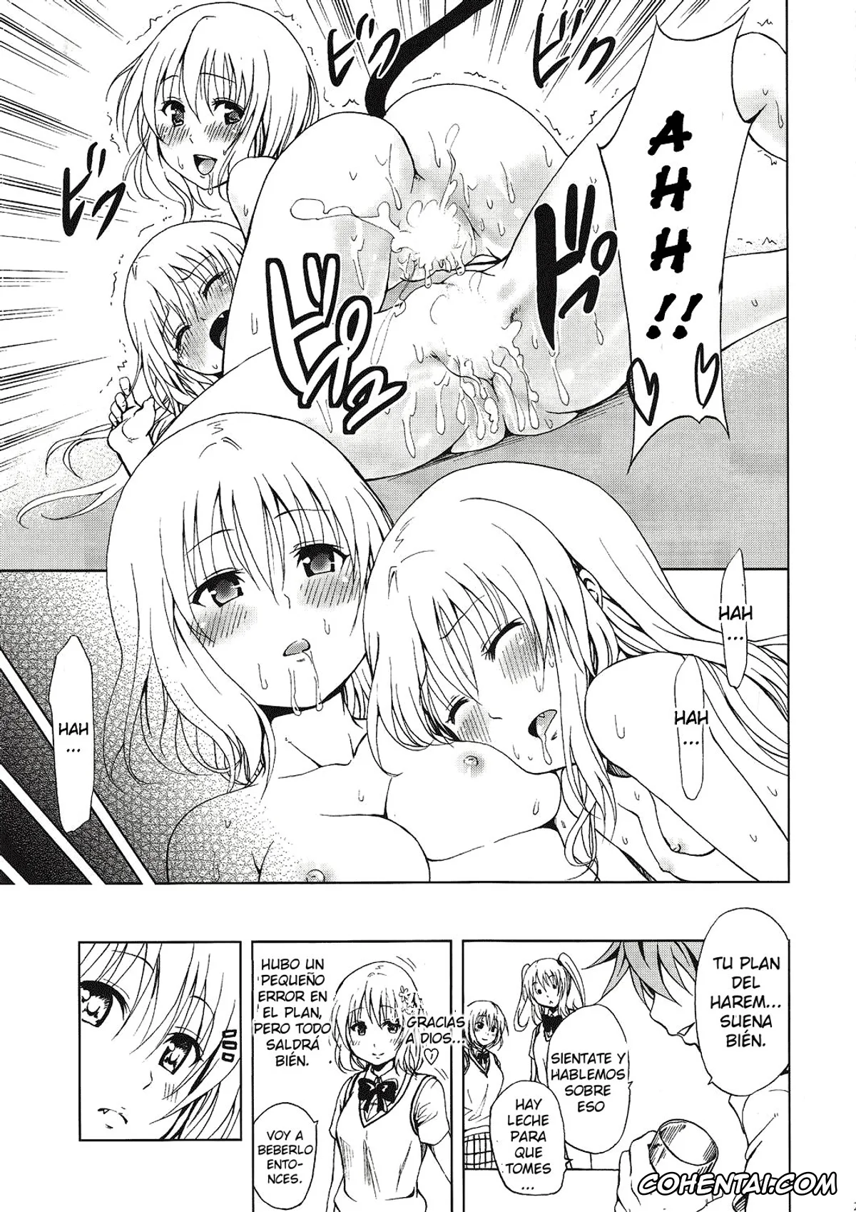 To Love-Ru hentai, Momo Velia Deviluke hentai, Nana Asta Deviluke hentai, Rito Yuuki hentai, Chou LOVE-Ru Pink (To Love-Ru), pagina 30