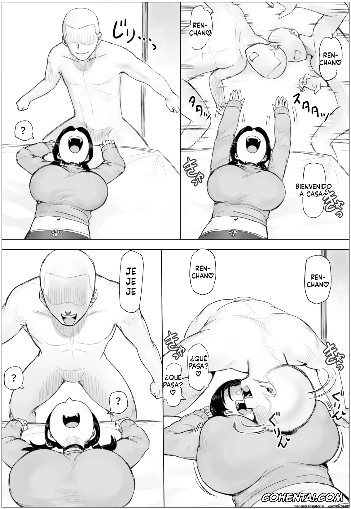 Original porno, Chotto Horeppoi Ren-chan wa Kiss ga Suki, pagina 44