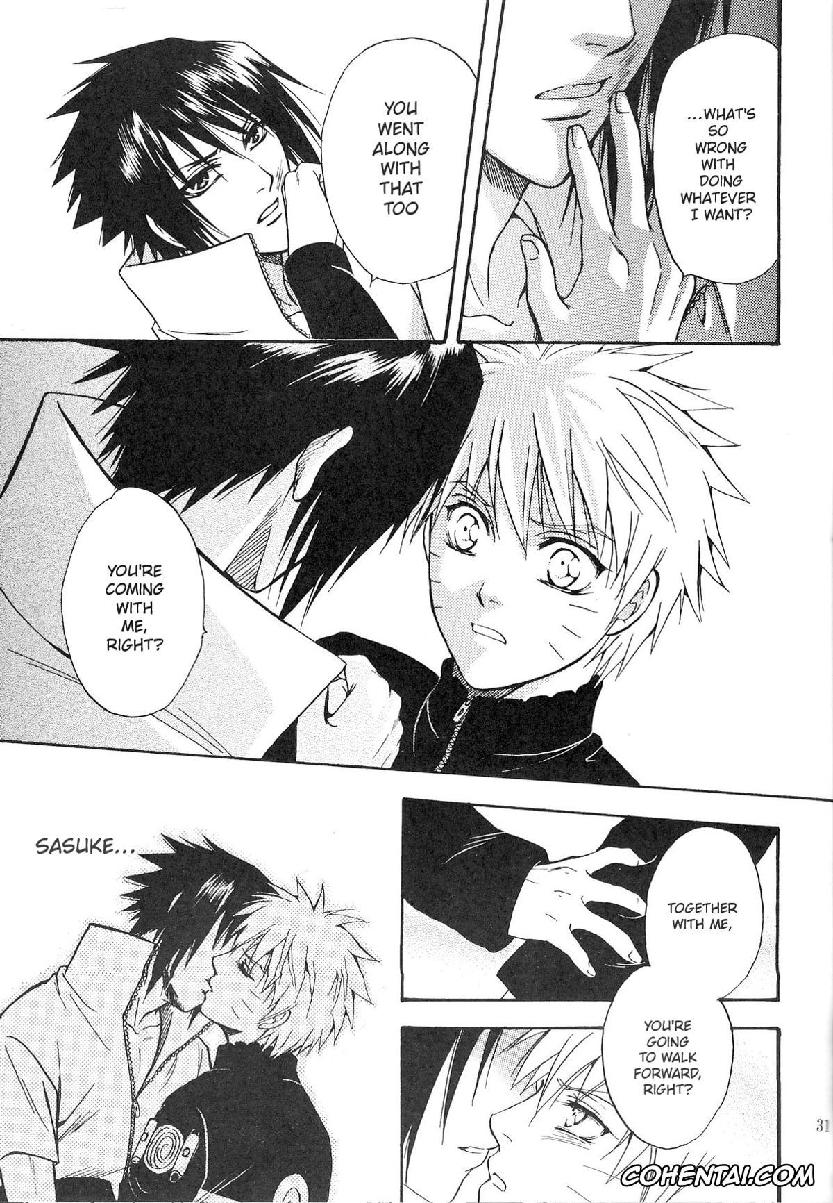 NARUTO hentai, Naruto Uzumaki hentai, Sasuke Uchiha hentai, Sorayori Toukue (Naruto), pagina 30