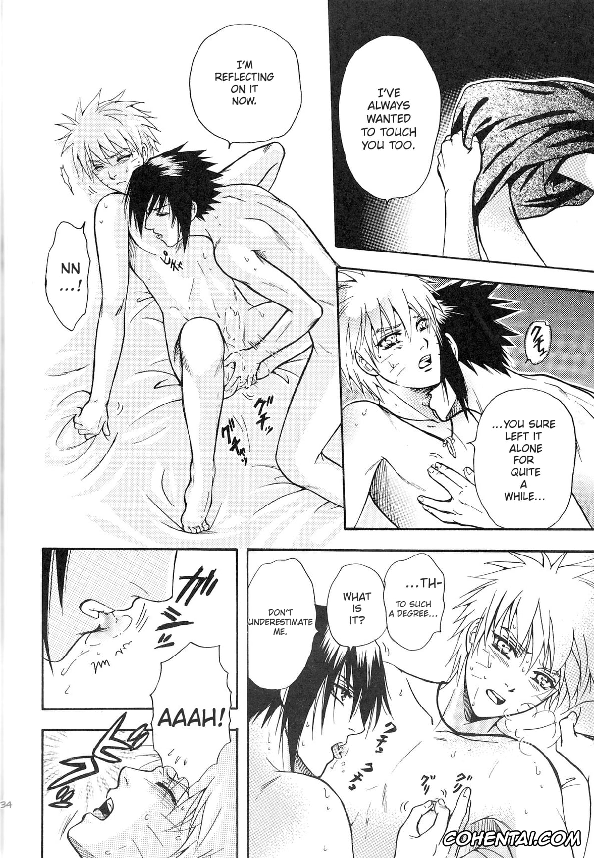 NARUTO hentai, Naruto Uzumaki hentai, Sasuke Uchiha hentai, Sorayori Toukue (Naruto), pagina 33