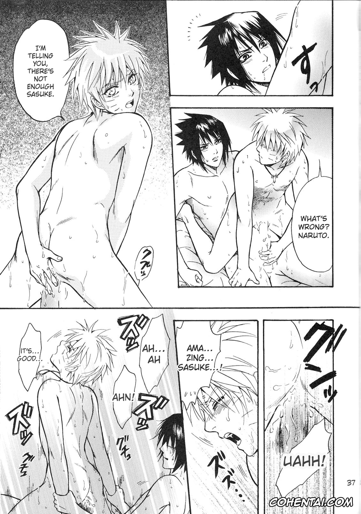 NARUTO hentai, Naruto Uzumaki hentai, Sasuke Uchiha hentai, Sorayori Toukue (Naruto), pagina 36