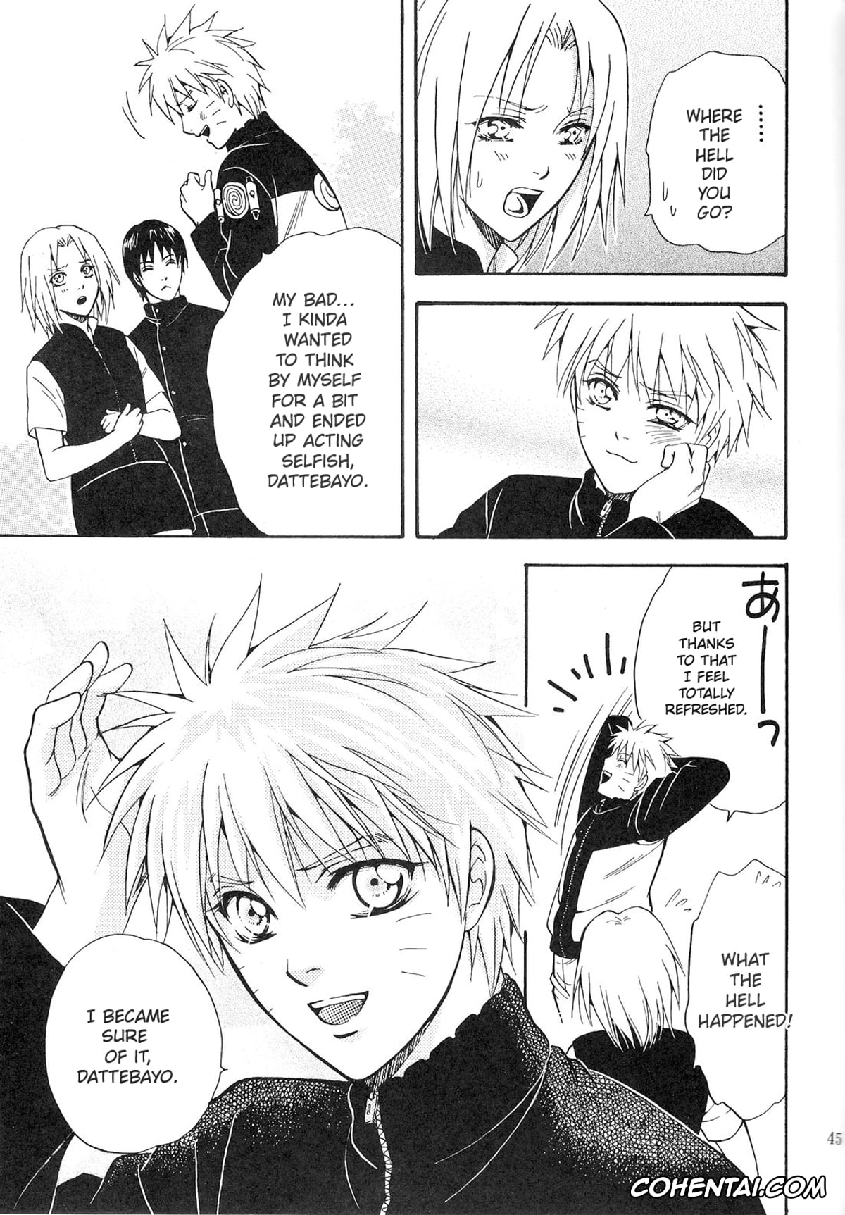 NARUTO porno, Naruto Uzumaki porno, Sasuke Uchiha porno, Sorayori Toukue (Naruto), pagina 44