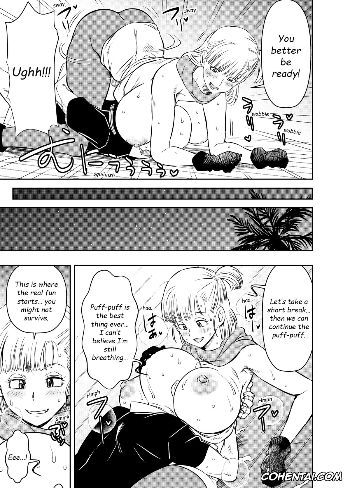Dragon Ball hentai, Bulma Briefs hentai, Master Roshi hentai, Skeb de Goraii Itadaita Mono desu (Dragon Ball), pagina 3