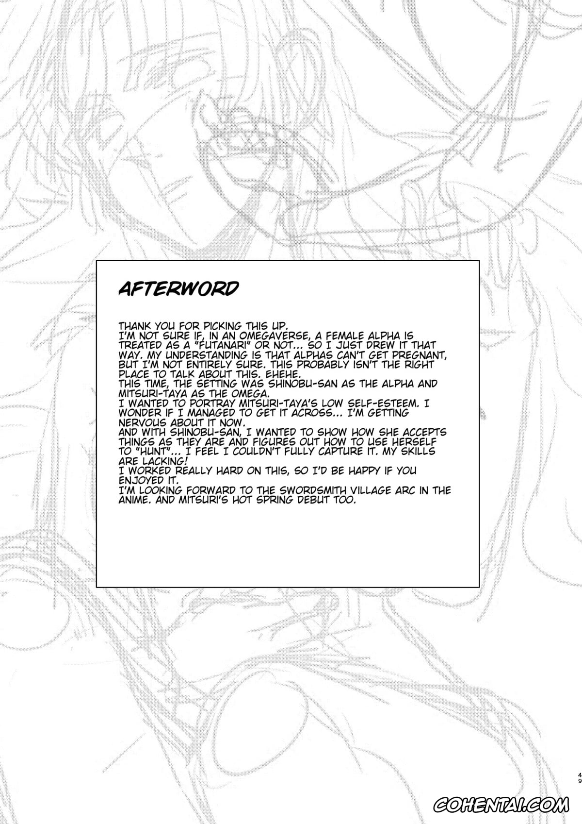 Kimetsu No Yaiba | Demon Slayer xxx, Mitsuri Kanroji xxx, Shinobu Kochou xxx, Anata no Omega (Kimetsu no Yaiba), pagina 49