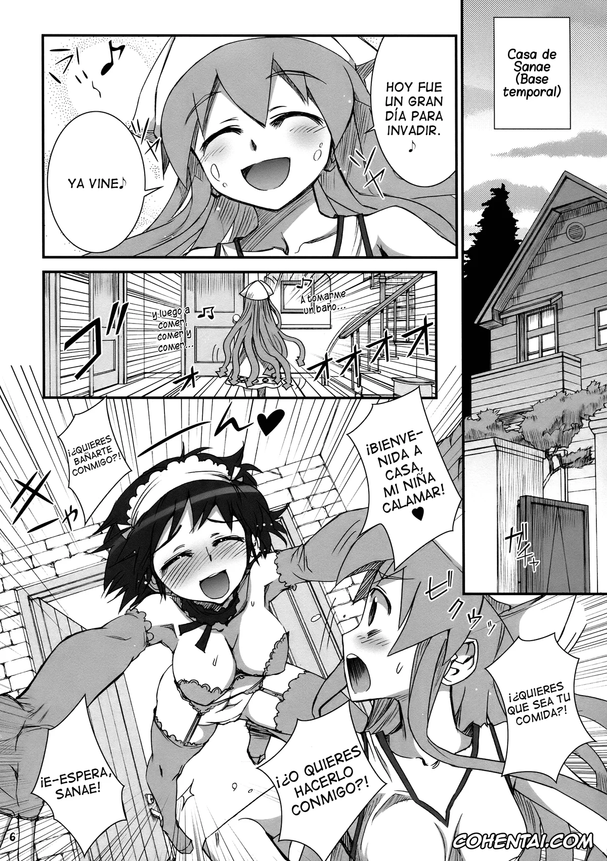 Shinryaku Ika Musume | Invasion Squid Girl porno, Cindy Campbell porno, Eiko Aizawa porno, Ika Musume porno, Kiyomi Sakura porno, Nagisa Saitou porno, Sanae Nagatsuki porno, ikamusu meshi (Shinryaku! Ika Musume), pagina 5