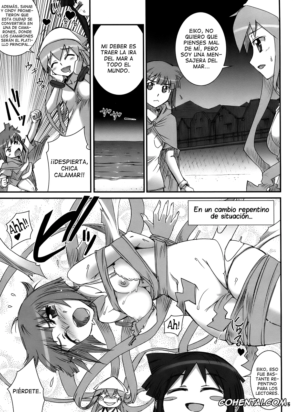 Shinryaku Ika Musume | Invasion Squid Girl porno, Cindy Campbell porno, Eiko Aizawa porno, Ika Musume porno, Kiyomi Sakura porno, Nagisa Saitou porno, Sanae Nagatsuki porno, ikamusu meshi (Shinryaku! Ika Musume), pagina 14