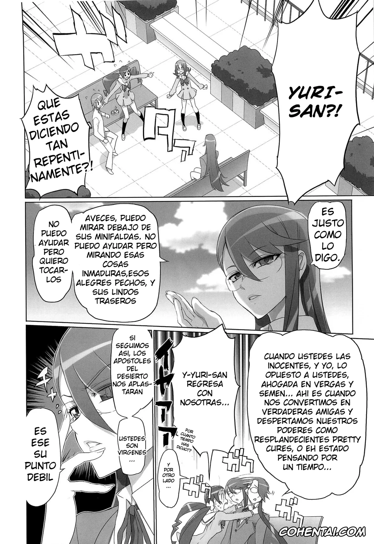 HeartCatch Precure! porno, Cure Blossom | Tsubomi Hanasaki porno, Cure Sunshine | Itsuki Myoudouin porno, INAZUMA SILHOUETTE (HeartCatch Precure!), pagina 8