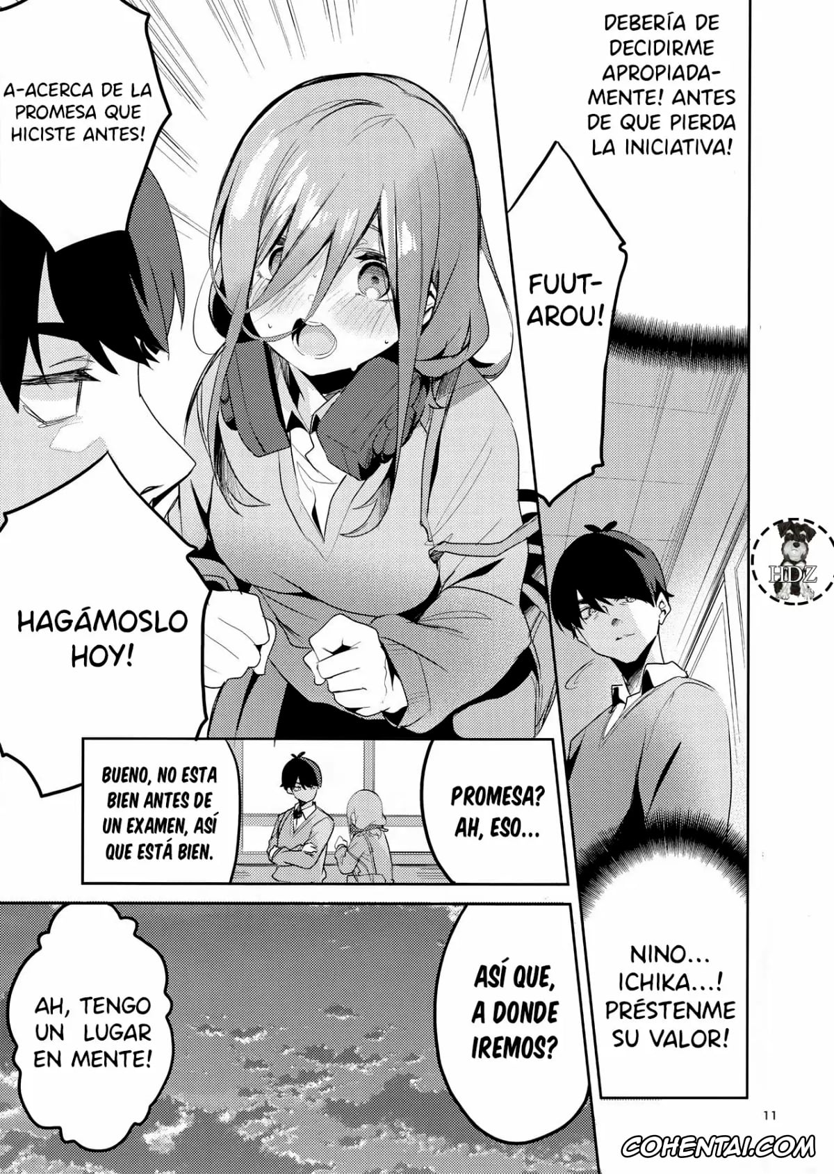 Gotoubun No Hanayome | The Quintessential Quintuplets hentai, Fuutarou Uesugi hentai, Miku Nakano hentai, Miku no Baai (Gotoubun no Hanayome), pagina 9