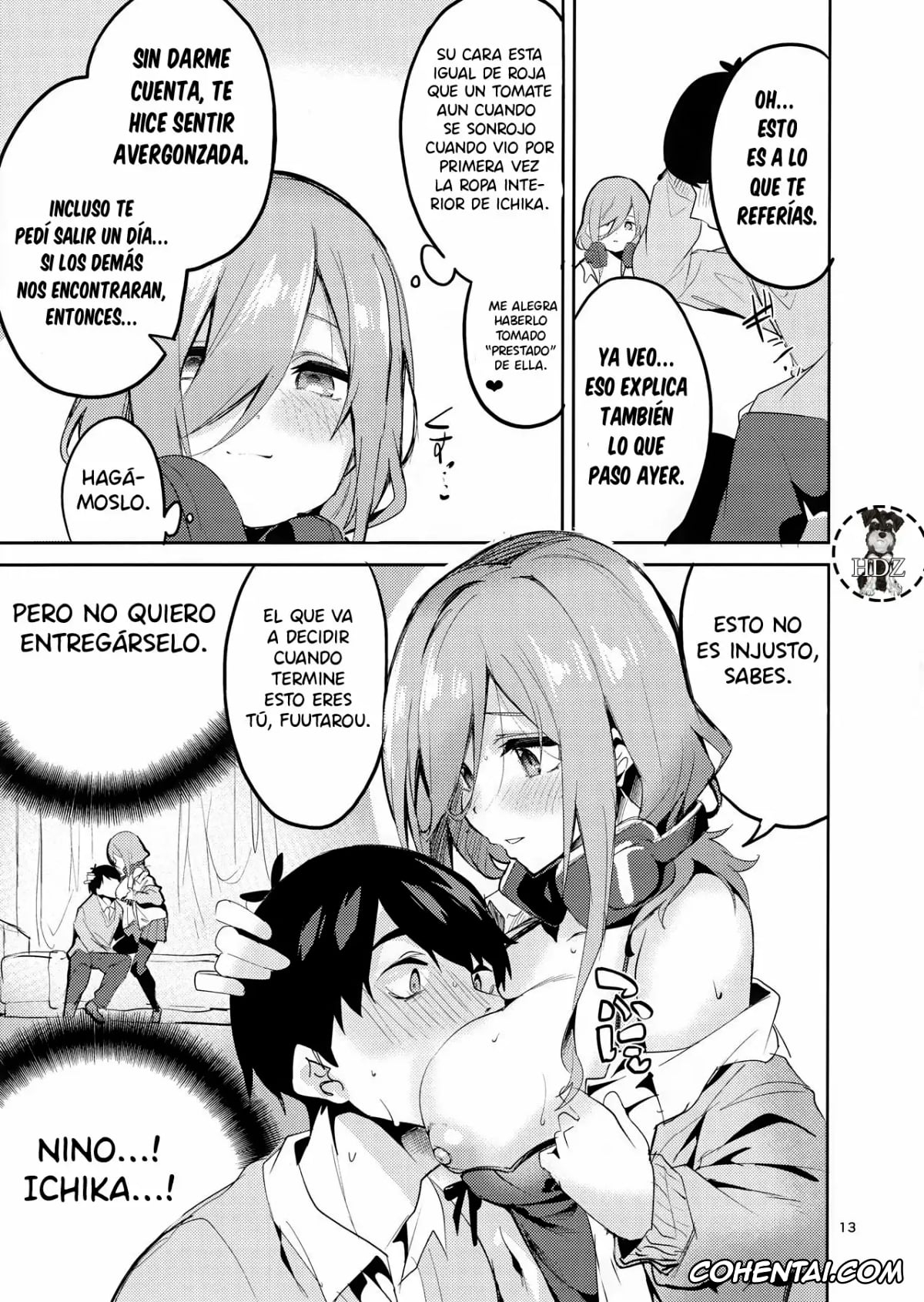 Gotoubun No Hanayome | The Quintessential Quintuplets porno, Fuutarou Uesugi porno, Miku Nakano porno, Miku no Baai (Gotoubun no Hanayome), pagina 11