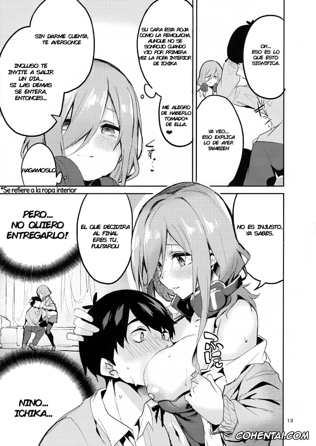 Gotoubun No Hanayome | The Quintessential Quintuplets hentai, Fuutarou Uesugi hentai, Miku Nakano hentai, Miku no Baai (Gotoubun no Hanayome), pagina 12