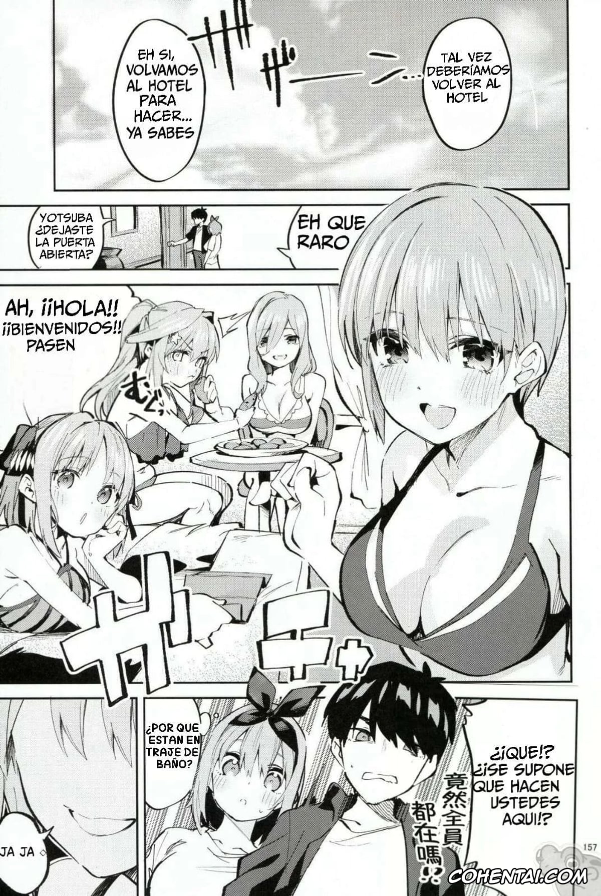 Gotoubun No Hanayome | The Quintessential Quintuplets porno, Fuutarou Uesugi porno, Ichika Nakano porno, Itsuki Nakano porno, Miku Nakano porno, Nino Nakano porno, Yotsuba Nakano porno, 5/5 no Baai +1 (Gotoubun no Hanayome), pagina 5