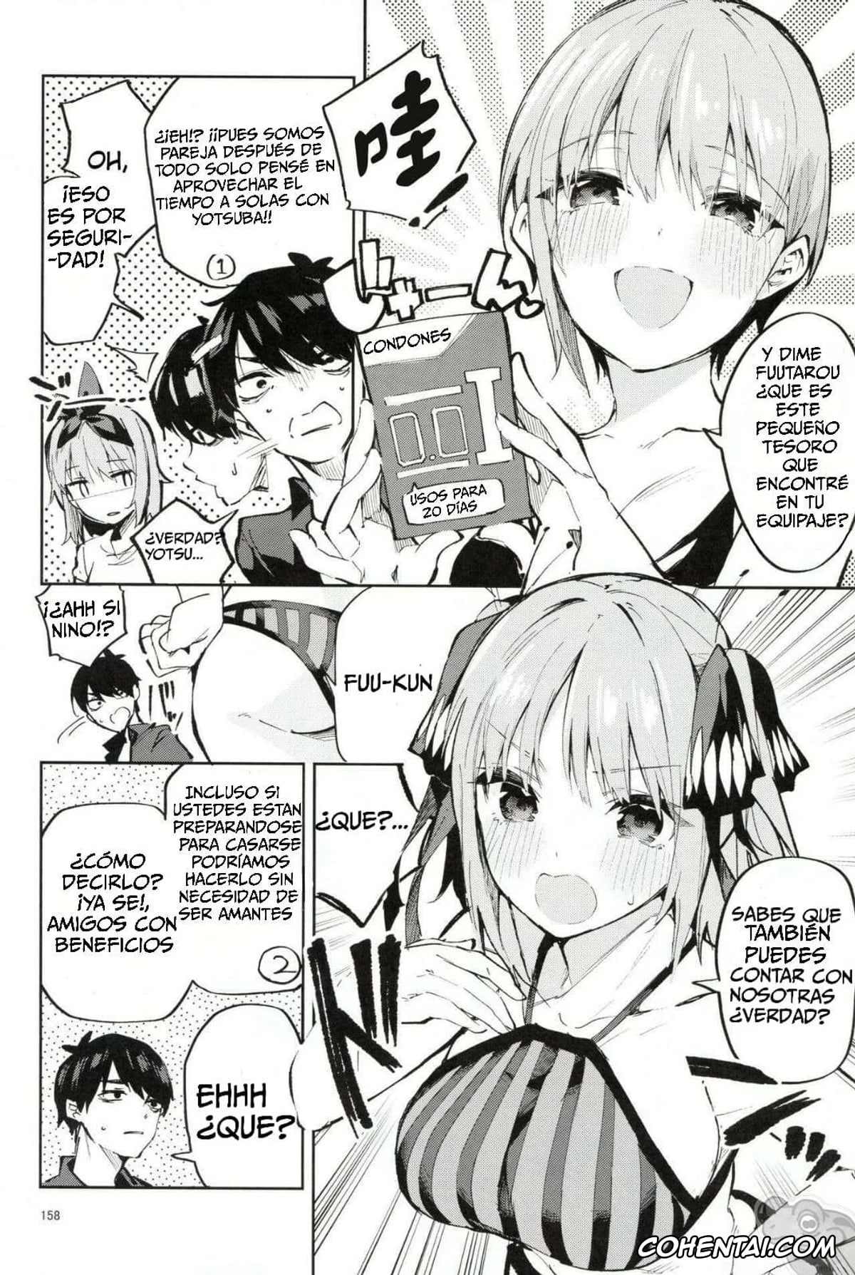 Gotoubun No Hanayome | The Quintessential Quintuplets hentai, Fuutarou Uesugi hentai, Ichika Nakano hentai, Itsuki Nakano hentai, Miku Nakano hentai, Nino Nakano hentai, Yotsuba Nakano hentai, 5/5 no Baai +1 (Gotoubun no Hanayome), pagina 6