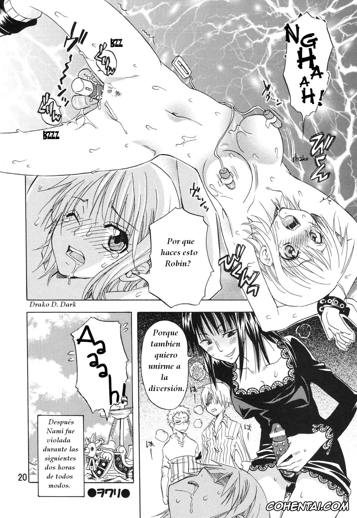 One Piece porno, Nami porno, Roronoa Zoro porno, Sanji Vinsmoke porno, Nami-chan to mou 1kai! (One Piece), pagina 20