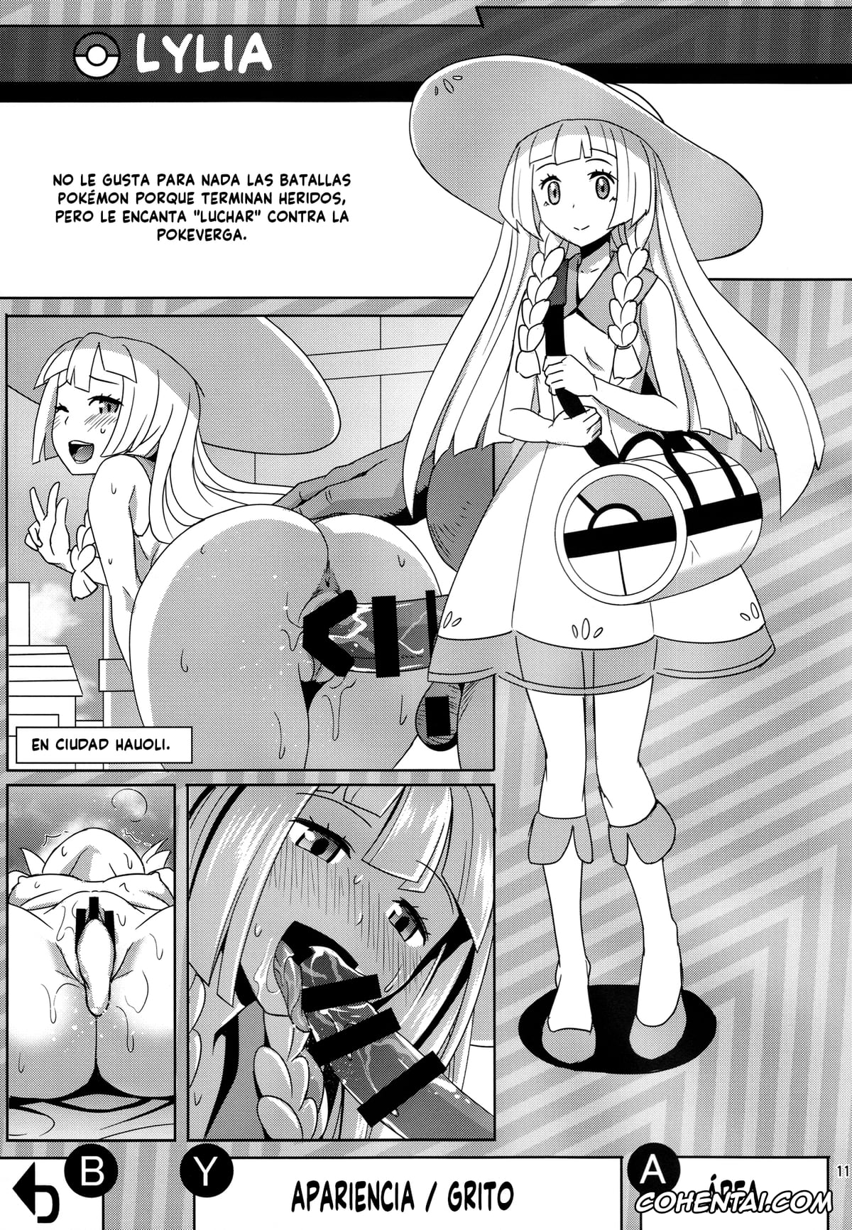 Pokemon | Pocket Monsters xxx, Lana xxx, Lillie xxx, Sun Moon o Tanezuke Ojisan de New Game! (Pokémon Sun and Moon), pagina 10
