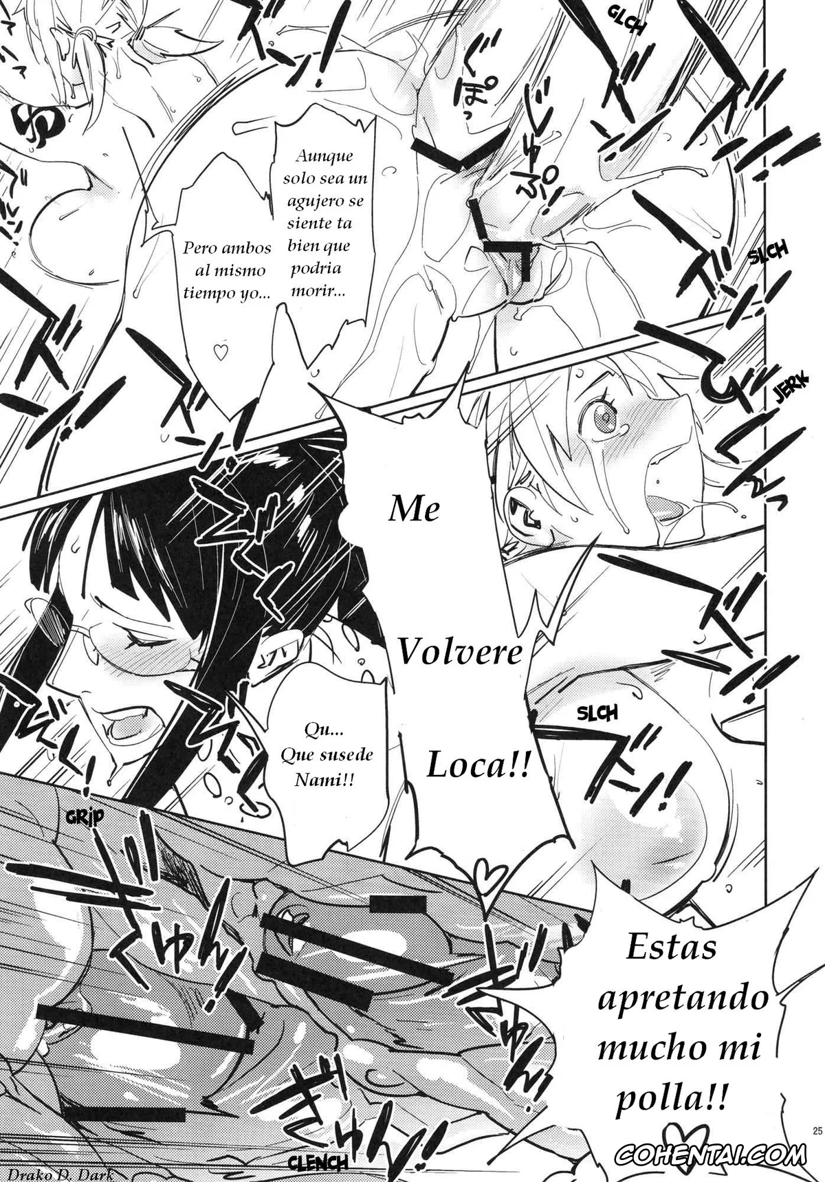 One Piece porno, Nami porno, Nico Robin porno, Abura Shoukami Tsukane No.06 Chotto Matte to Iwaretatte (One Piece), pagina 26