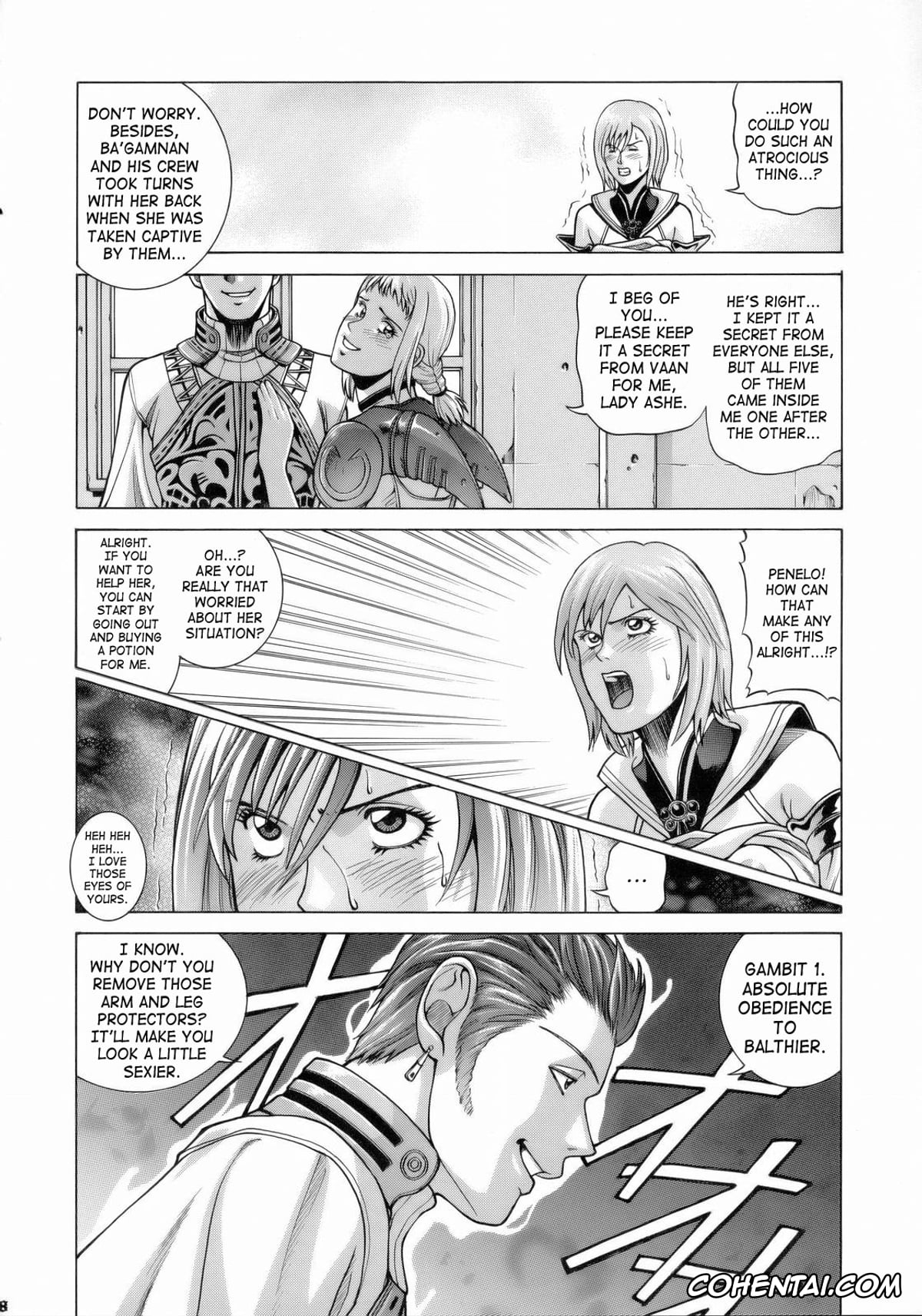 Final Fantasy Xii xxx, Ashelia Bnargin Dalmasca xxx, Penelo xxx, ASHE (Final Fantasy XII), pagina 7