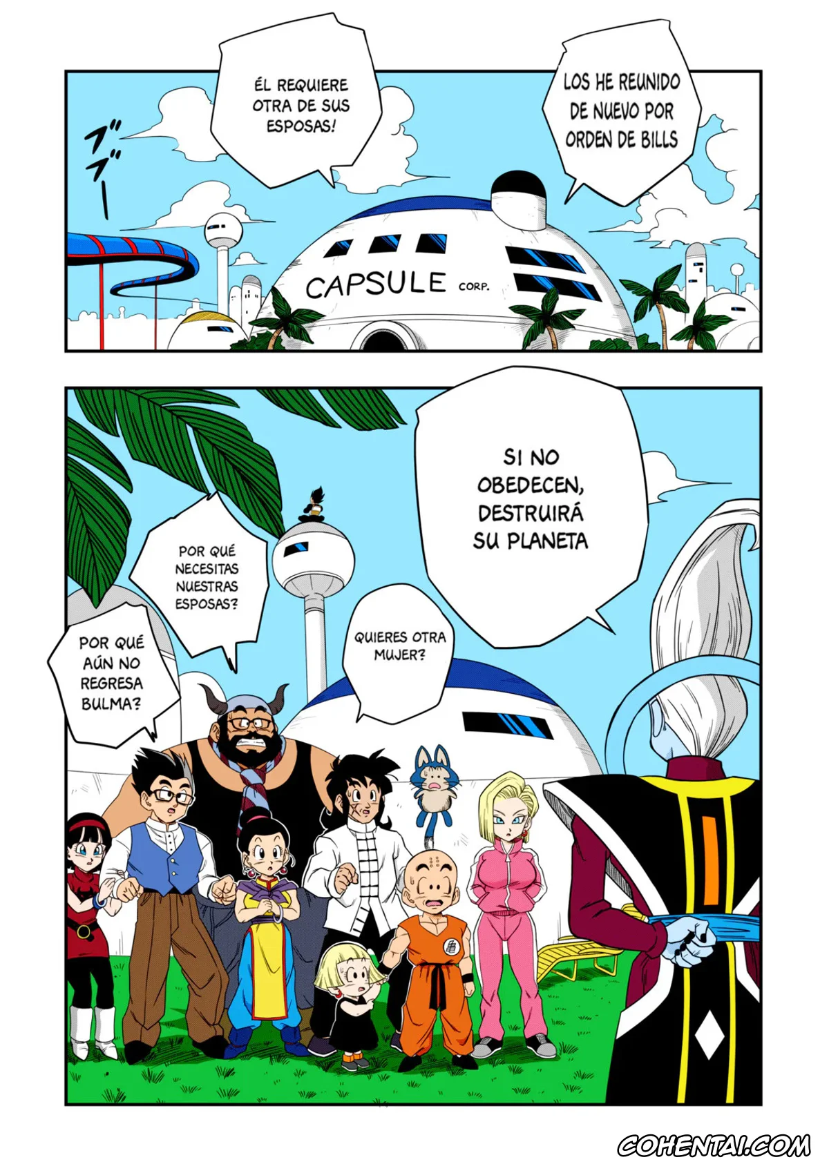 Dragon Ball Super xxx, Android 18 xxx, Beerus xxx, Bulma Briefs xxx, No One Disobeys Beerus! (Dragon Ball Super), pagina 10