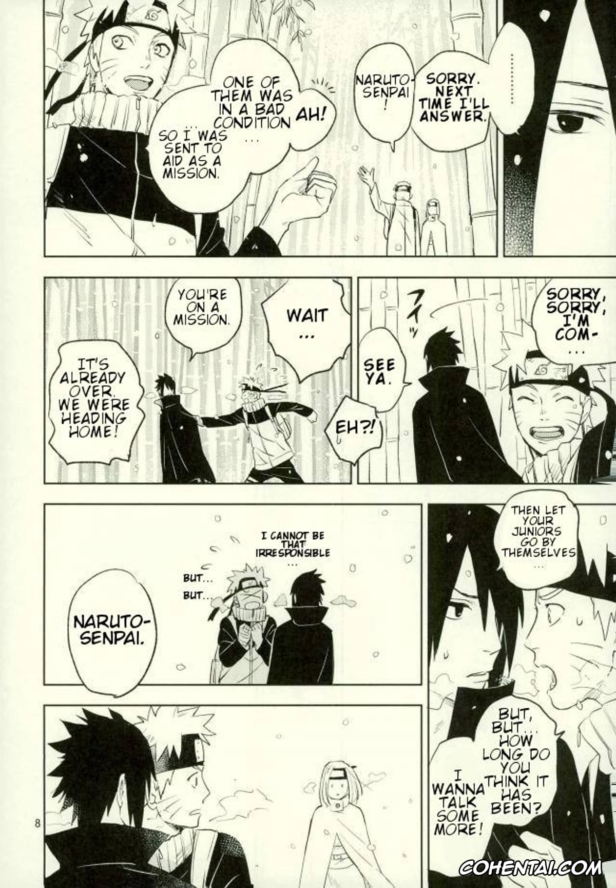 NARUTO porno, Naruto Uzumaki porno, Sasuke Uchiha porno, Yukimichi (NARUTO), pagina 5