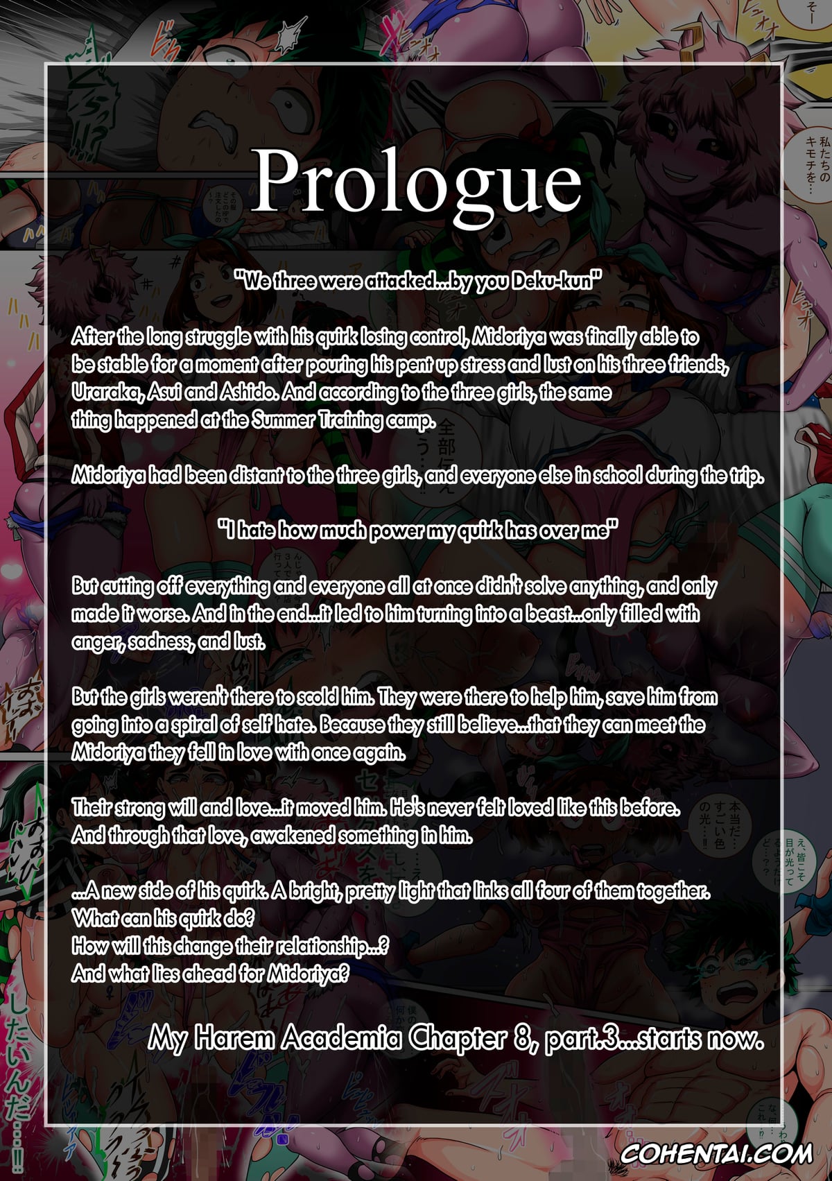 My Hero Academia | Boku No Hero Academia hentai, Izuku Midoriya hentai, Mina Ashido hentai, Ochako Uraraka hentai, Tsuyu Asui hentai, My Harem Academia Chapter 8 Part 3 Breaking into a broken heart (Boku No Hero Academia), pagina 3