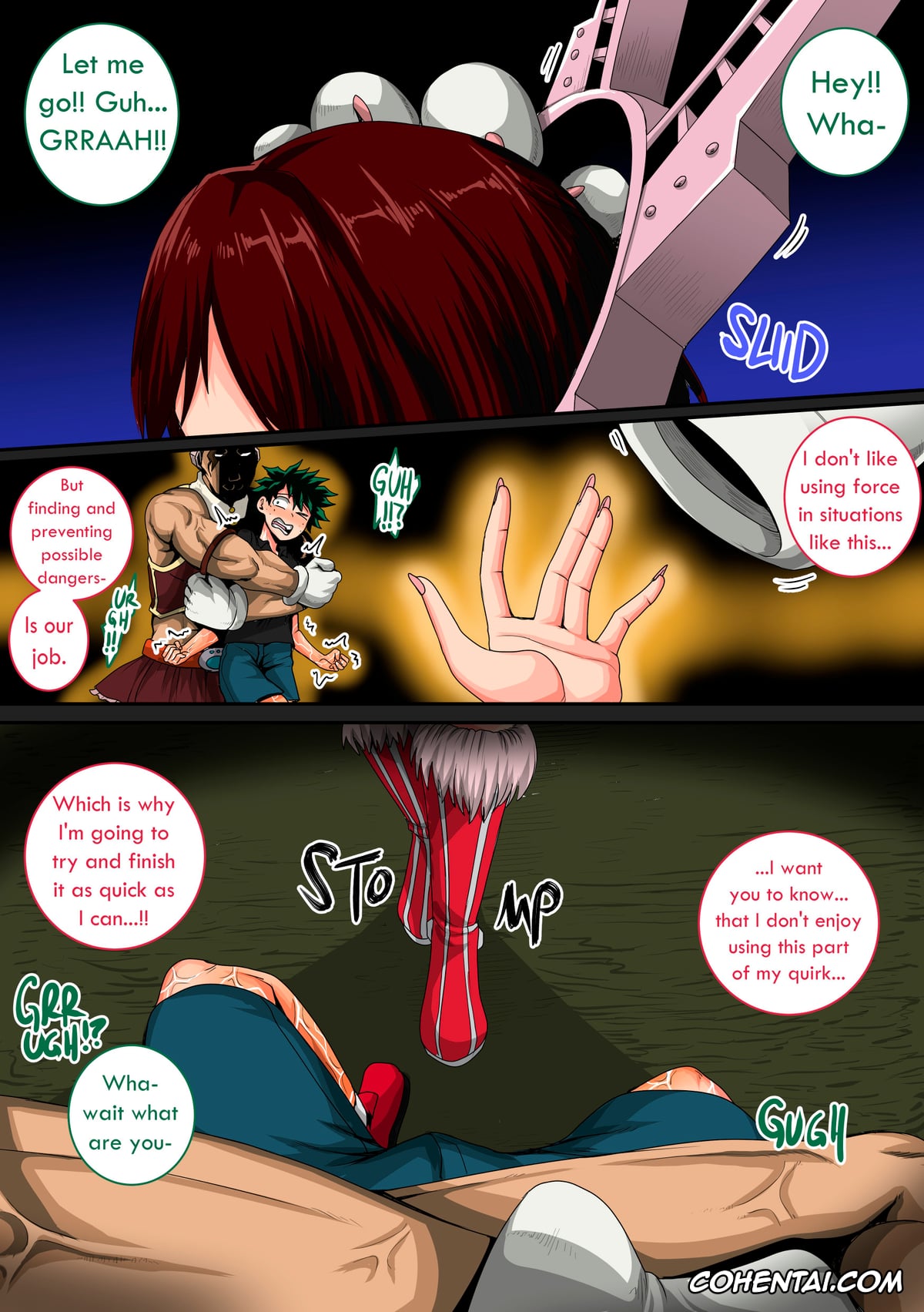 My Hero Academia | Boku No Hero Academia xxx, Izuku Midoriya xxx, Mina Ashido xxx, Ochako Uraraka xxx, Tsuyu Asui xxx, My Harem Academia Chapter 8 Part 3 Breaking into a broken heart (Boku No Hero Academia), pagina 7