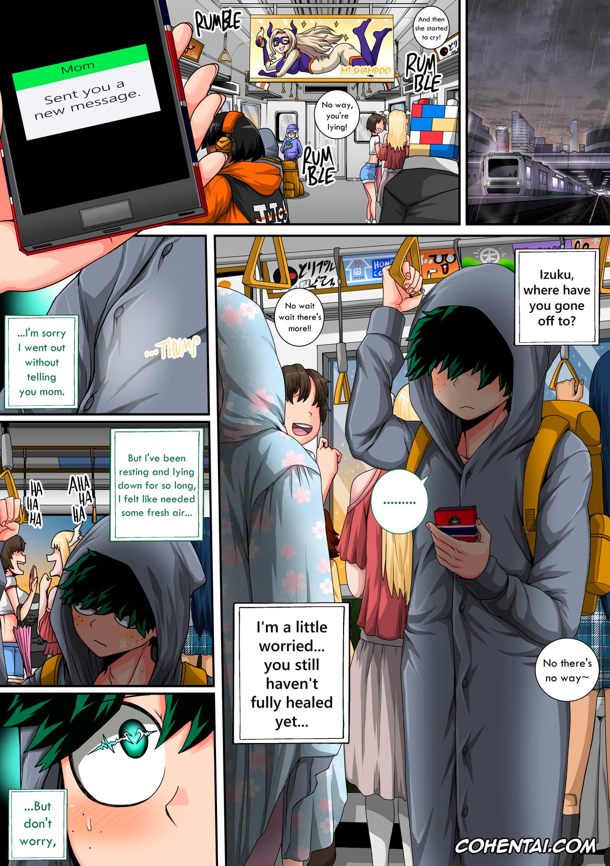 My Hero Academia | Boku No Hero Academia porno, Izuku Midoriya porno, Mina Ashido porno, Ochako Uraraka porno, Tsuyu Asui porno, My Harem Academia Chapter 8 Part 3 Breaking into a broken heart (Boku No Hero Academia), pagina 14