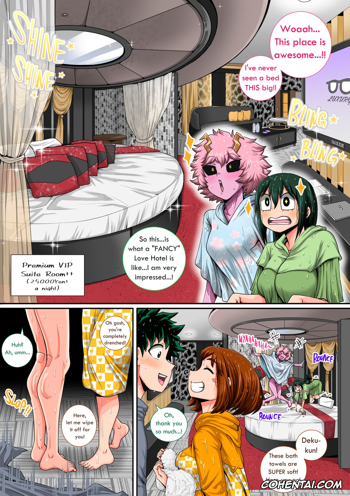 My Hero Academia | Boku No Hero Academia hentai, Izuku Midoriya hentai, Mina Ashido hentai, Ochako Uraraka hentai, Tsuyu Asui hentai, My Harem Academia Chapter 8 Part 3 Breaking into a broken heart (Boku No Hero Academia), pagina 27