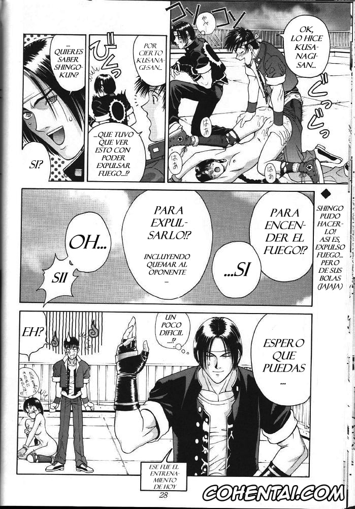 King of Fighters porno, Yuri Sakazaki porno, SNKtchi (Moetaro!? Shingo) (King of Fighters), pagina 8