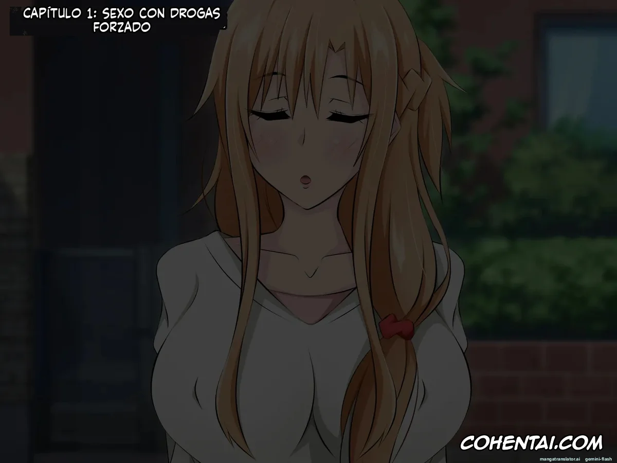 Sword Art Online porno, Asuna Yuuki porno, Hitozuma ni Natta Heroine o Netoru. ~Yakubutsu Choukyou de Ochiru Asuna-san~ (Sword Art Online), pagina 2