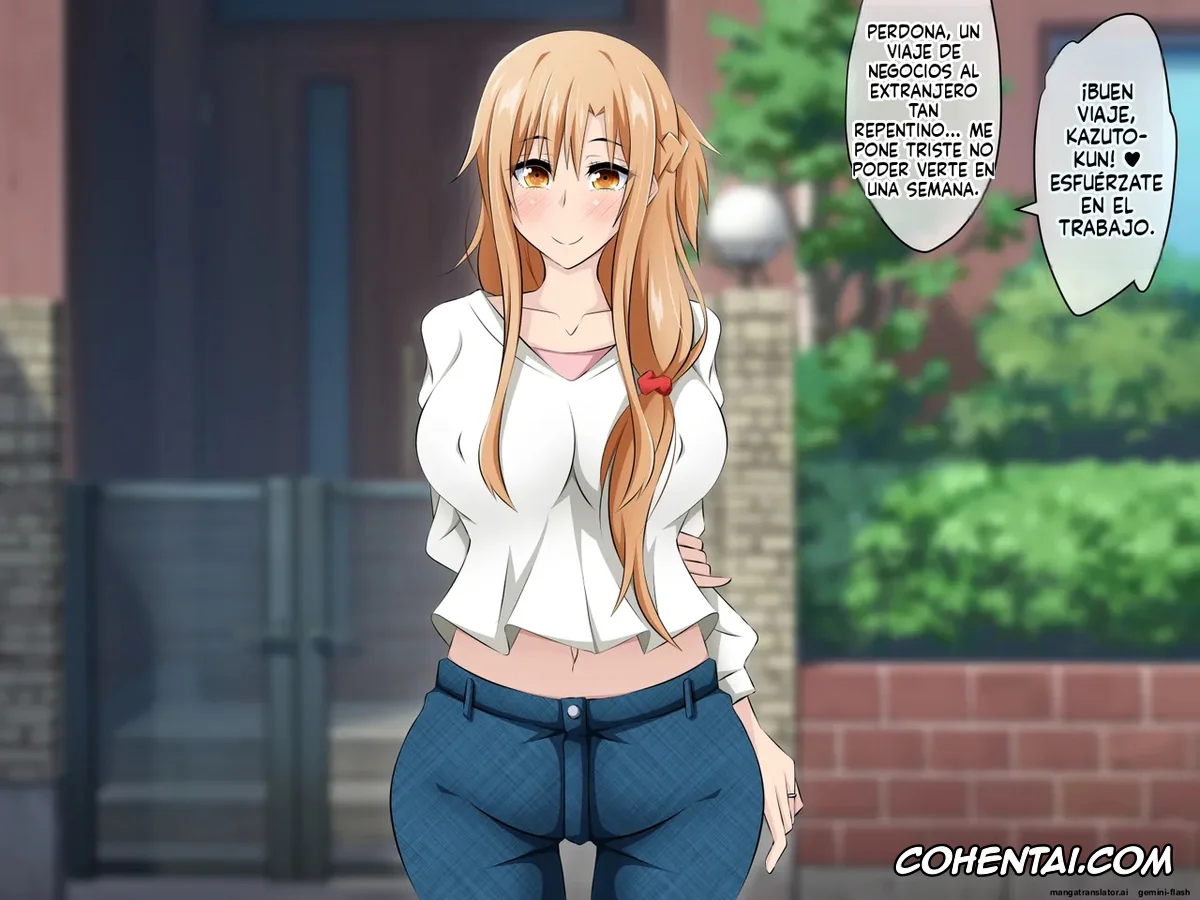 Sword Art Online xxx, Asuna Yuuki xxx, Hitozuma ni Natta Heroine o Netoru. ~Yakubutsu Choukyou de Ochiru Asuna-san~ (Sword Art Online), pagina 4