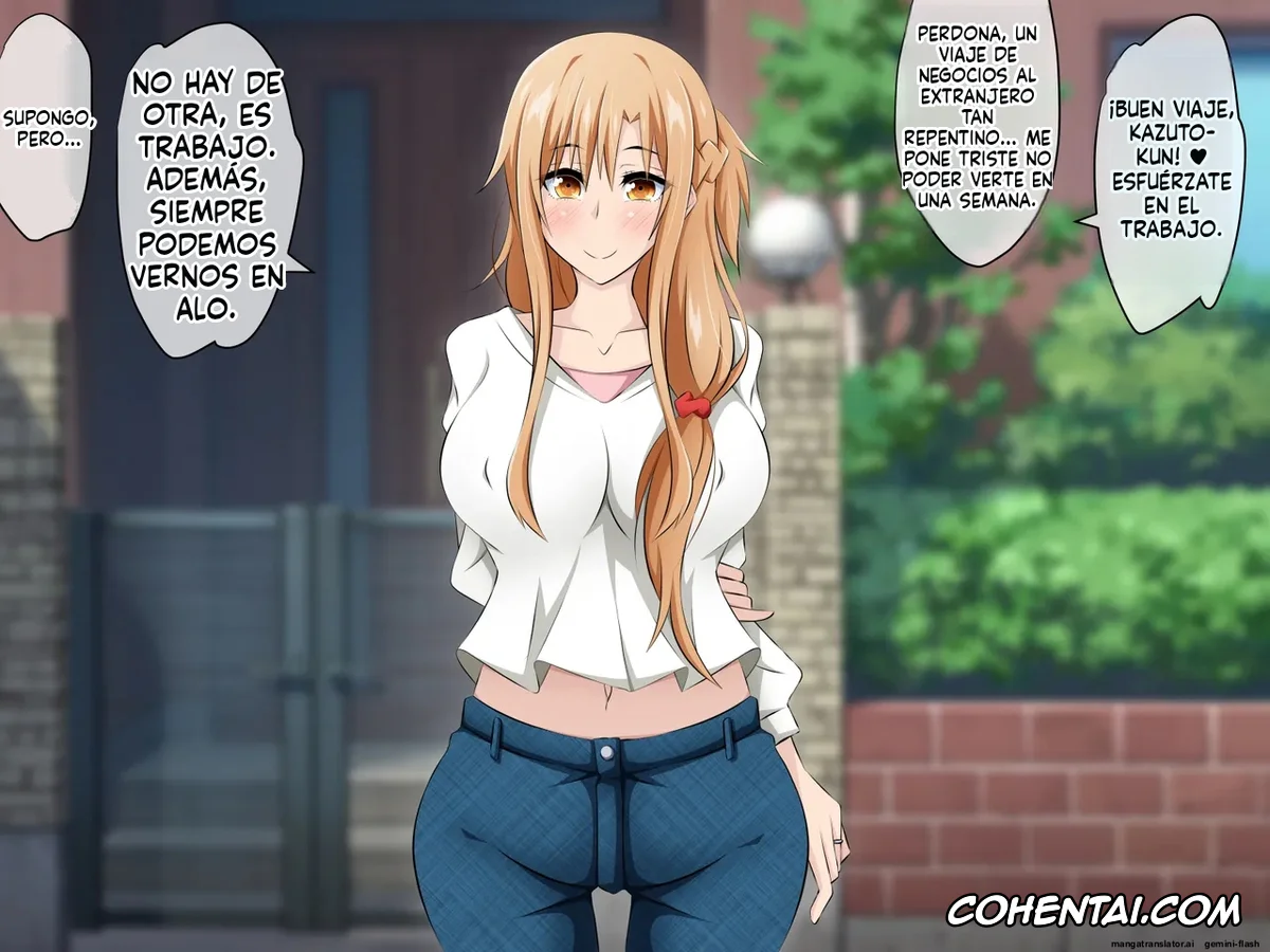 Sword Art Online porno, Asuna Yuuki porno, Hitozuma ni Natta Heroine o Netoru. ~Yakubutsu Choukyou de Ochiru Asuna-san~ (Sword Art Online), pagina 5