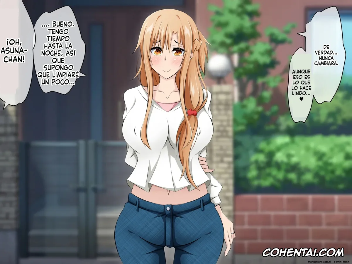 Sword Art Online porno, Asuna Yuuki porno, Hitozuma ni Natta Heroine o Netoru. ~Yakubutsu Choukyou de Ochiru Asuna-san~ (Sword Art Online), pagina 8